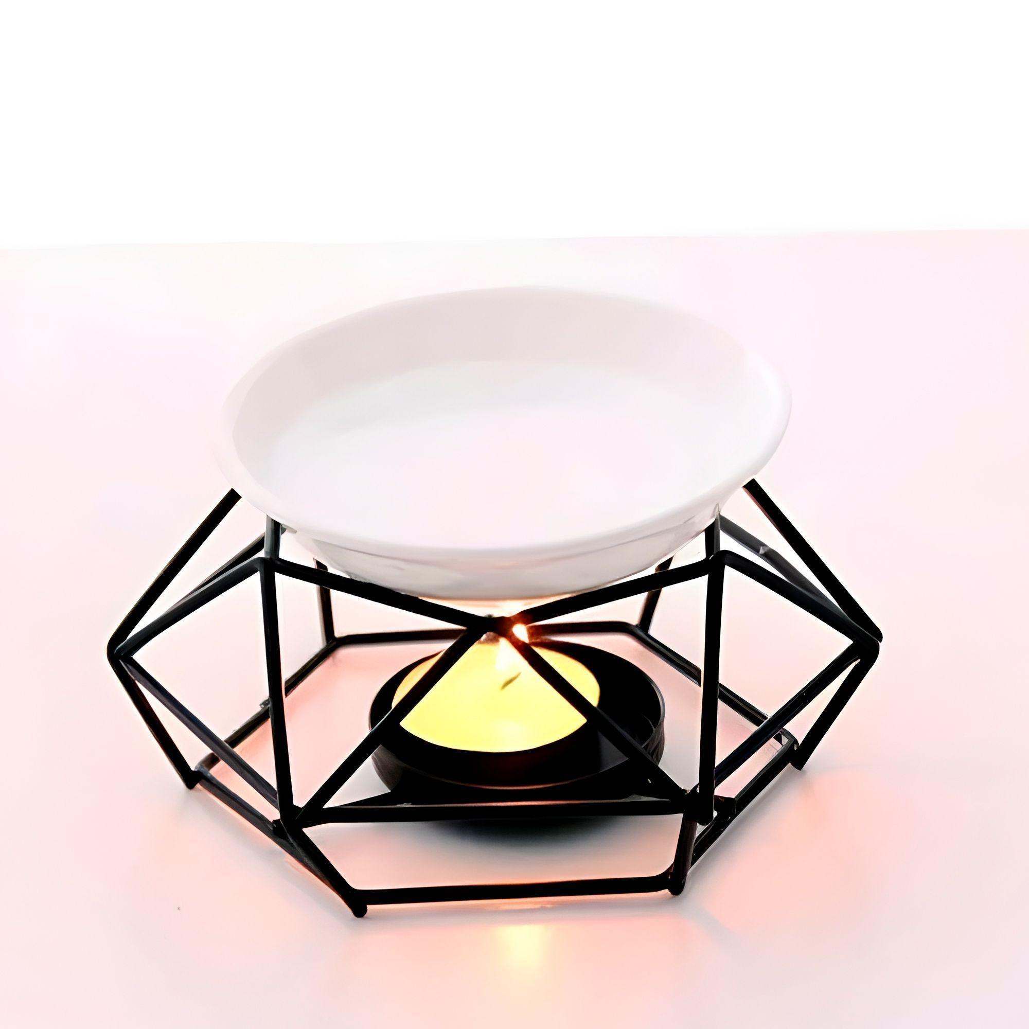 Porta Vela Quemador Aceite Aromaterapia Fragancia Wax Melts-2