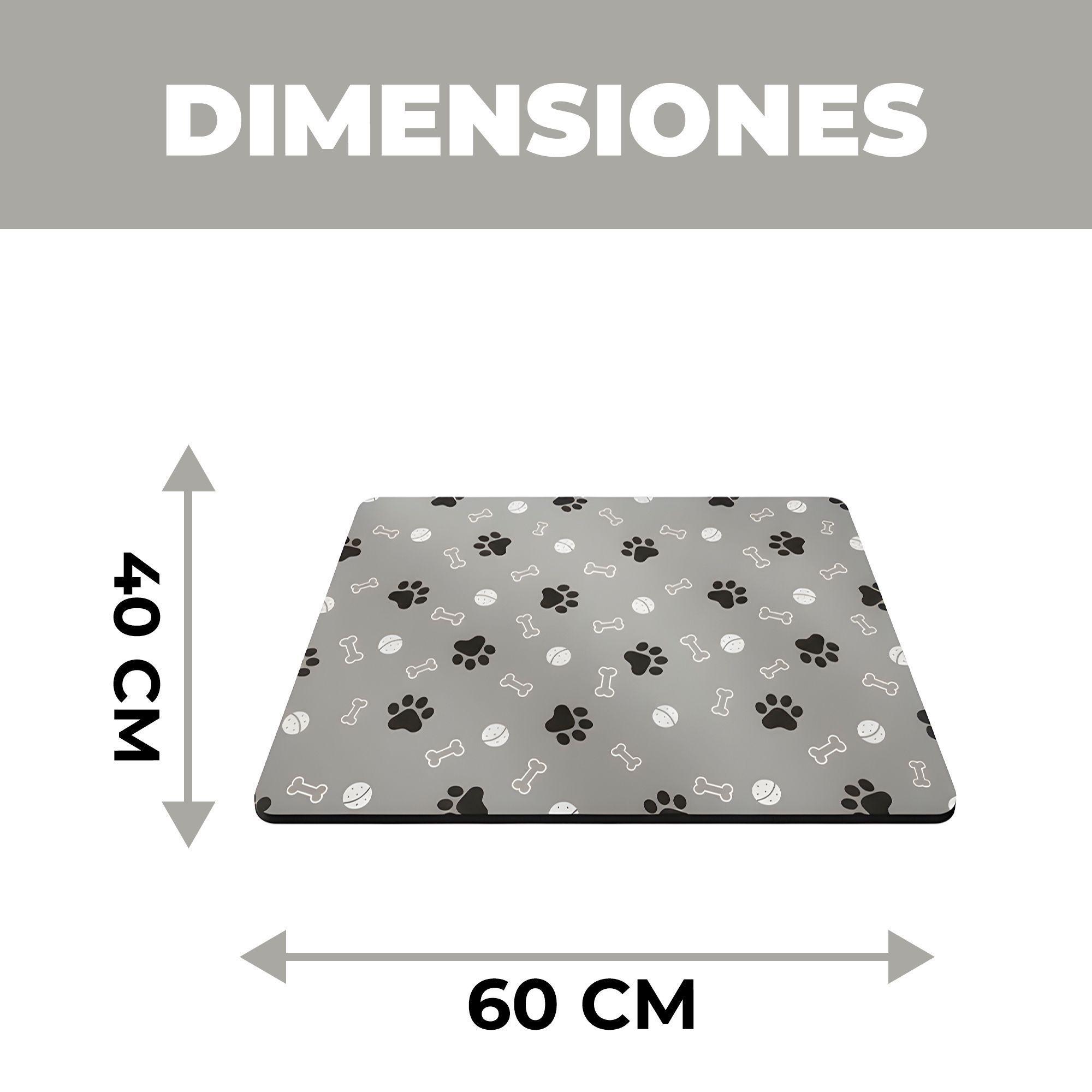 Alfombrillas Alimentación Absorbente Perros Diseños 40x60 Cm-1