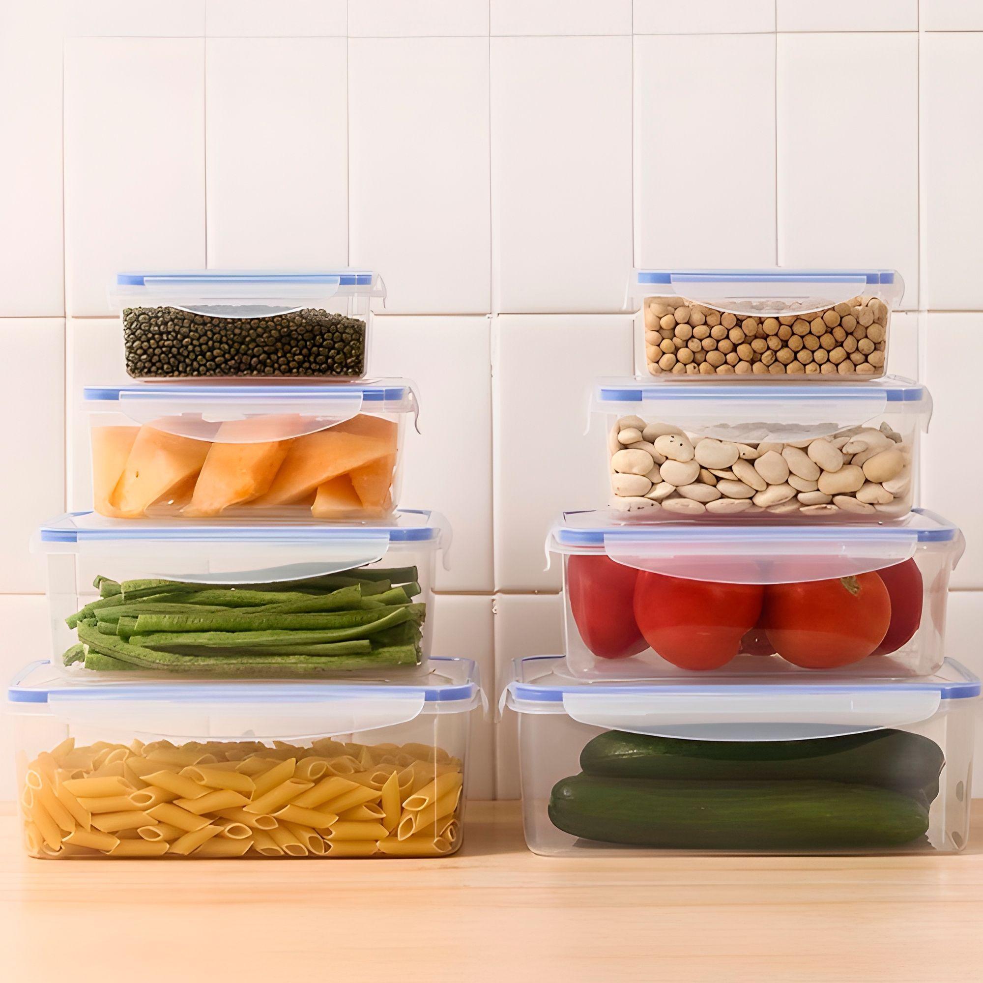 3 Taper Contenedor Hermético Plástico 2500ml Comida Almuerzo-3
