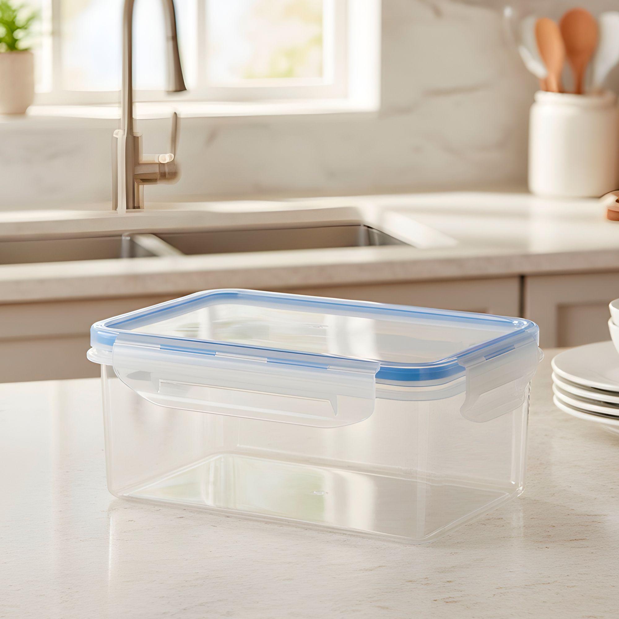 3 Taper Contenedor Hermético Plástico 1500ml Comida Almuerzo-5