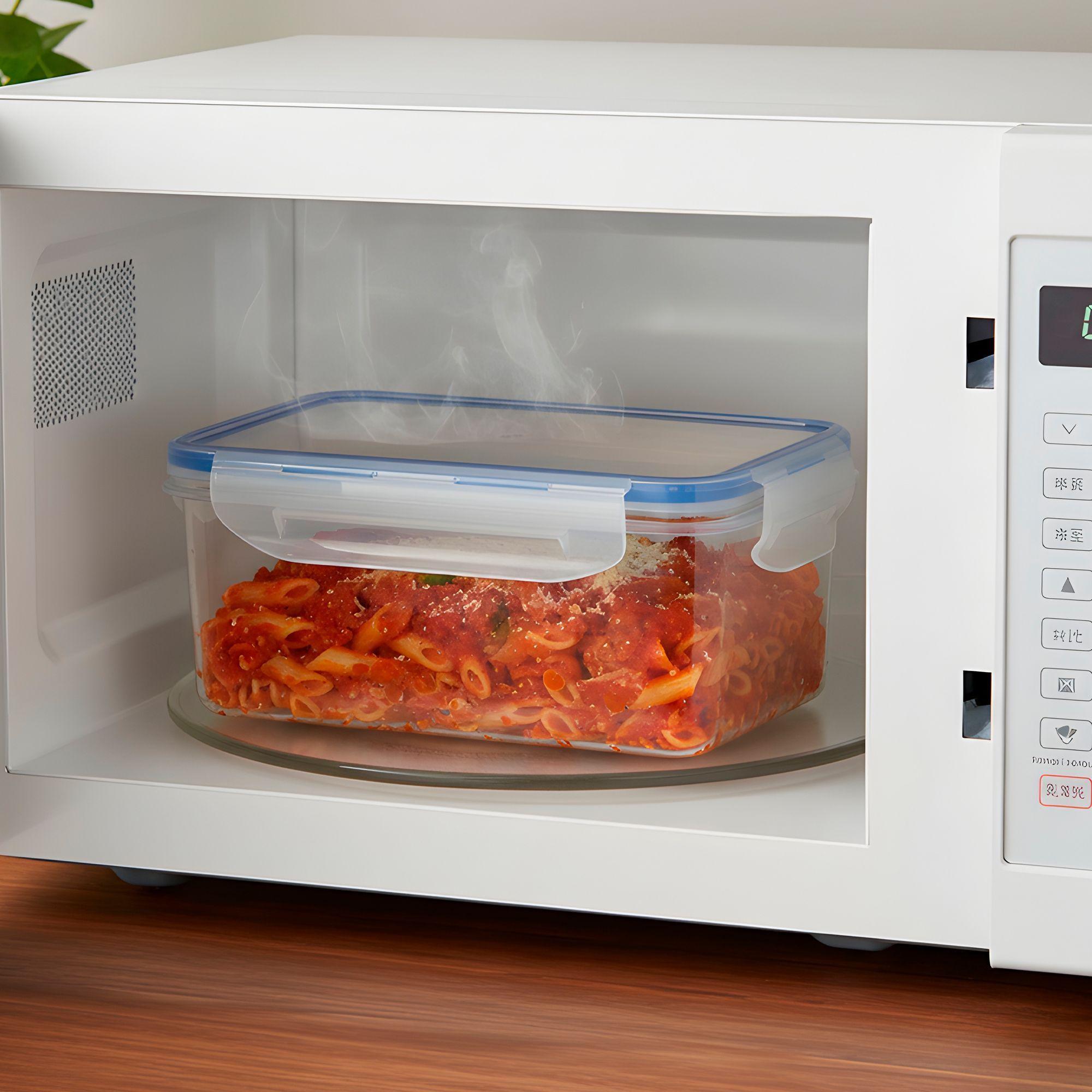 3 Taper Contenedor Hermético Plástico 1500ml Comida Almuerzo-6