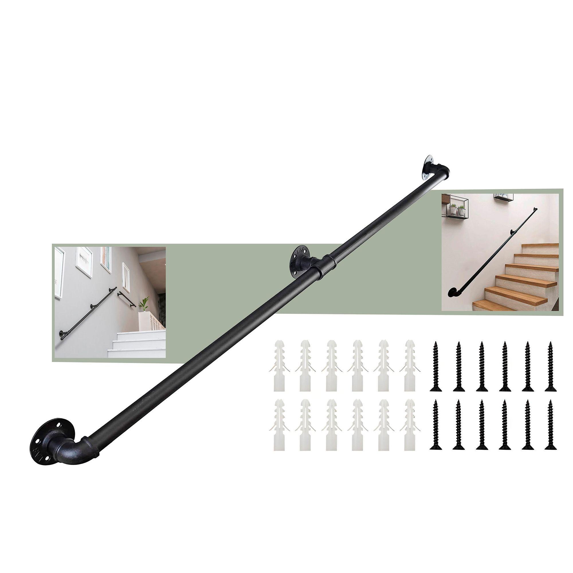 Pasamanos Manillas Tirador Escaleras Soportes 1 8m Tornillo-0