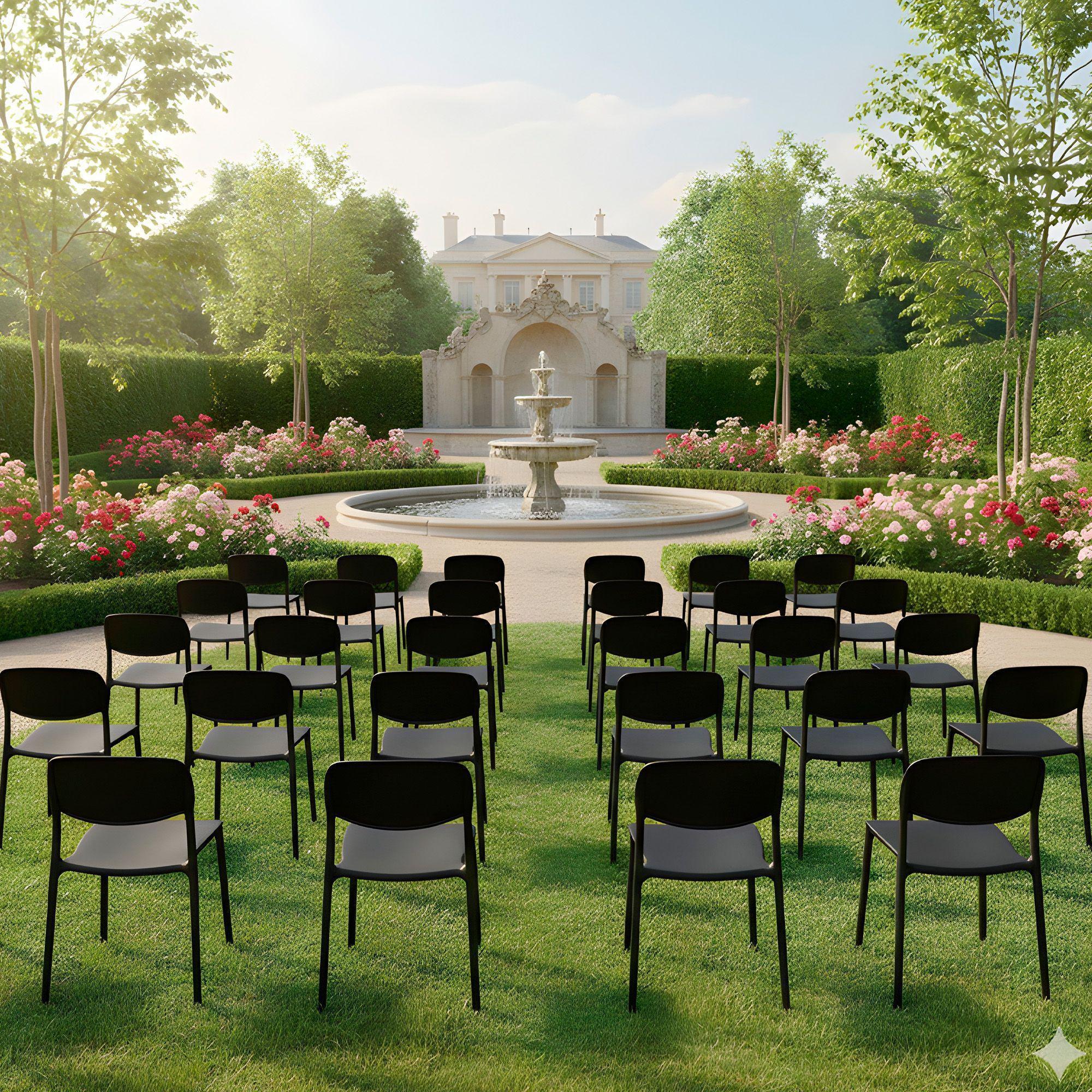 Sillas Comedor Plástico Respaldo Taburete Minimalista-7