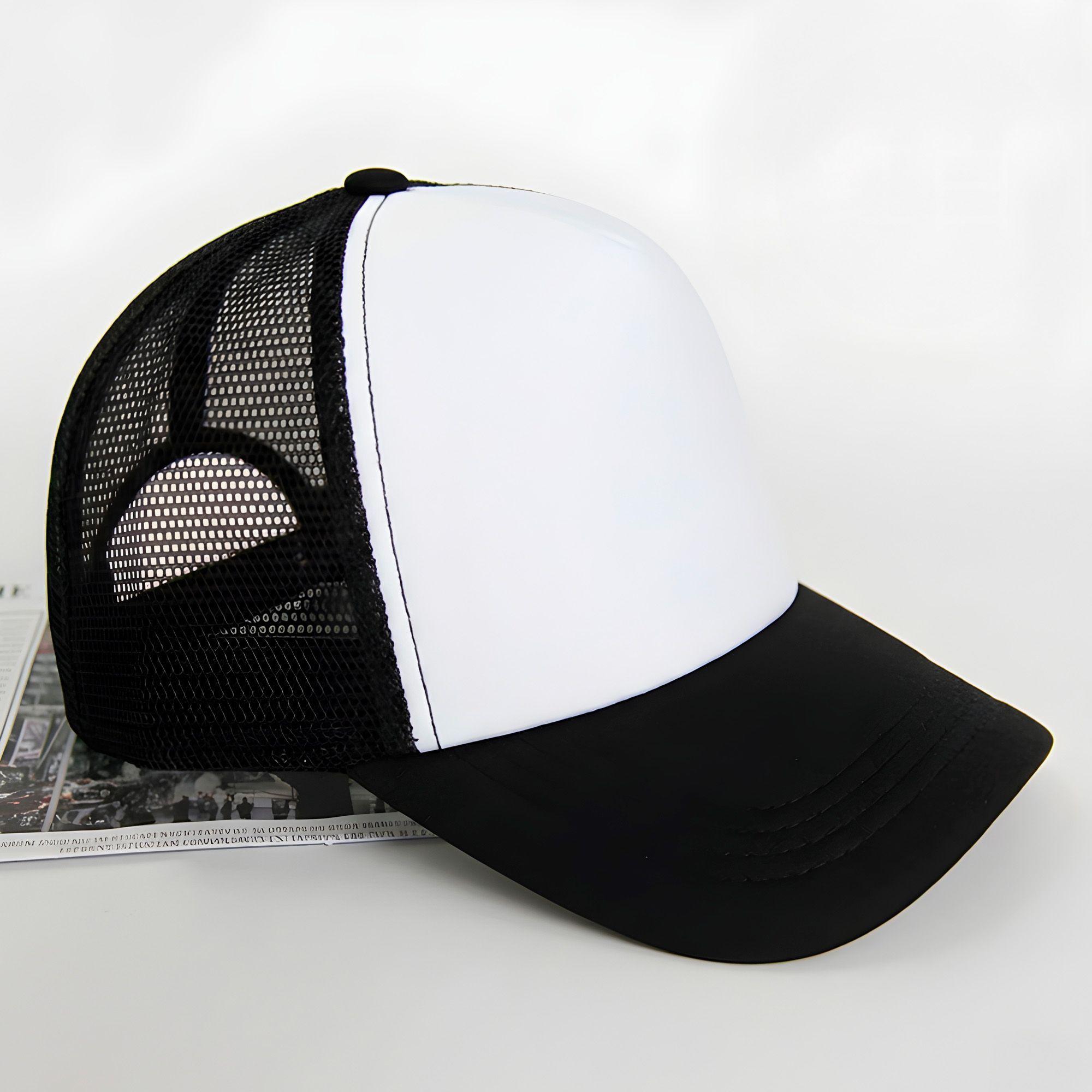 Gorro Jockey Gorra Bicolor Sublimación Malla Ajustable 3u-8