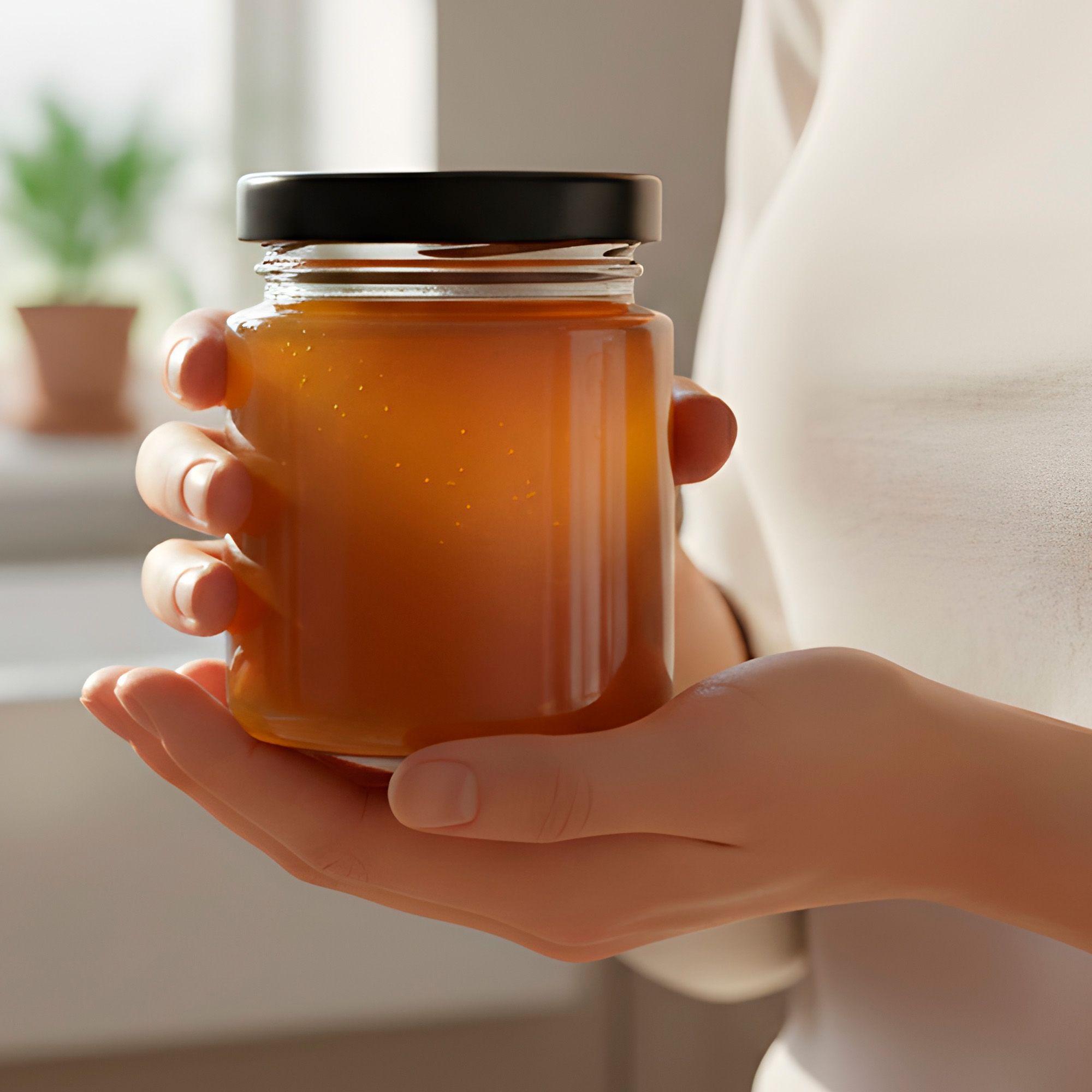 20 Frascos Vidrio Redondo Miel 50ml Mermelada Tapa Aluminio-7