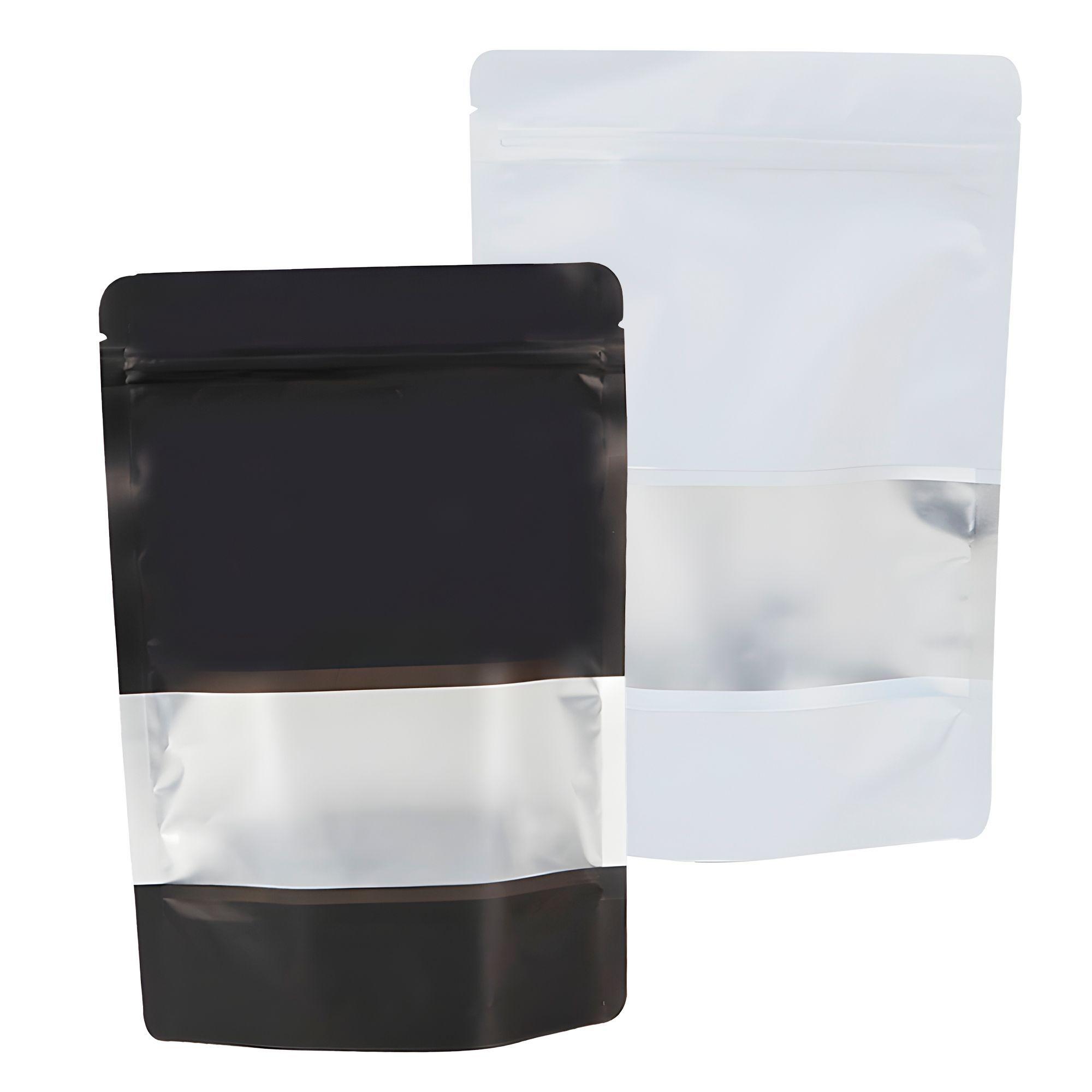 150 Bolsas Doypack Aluminio Hermetico Con Visor 18x26x8cm-2