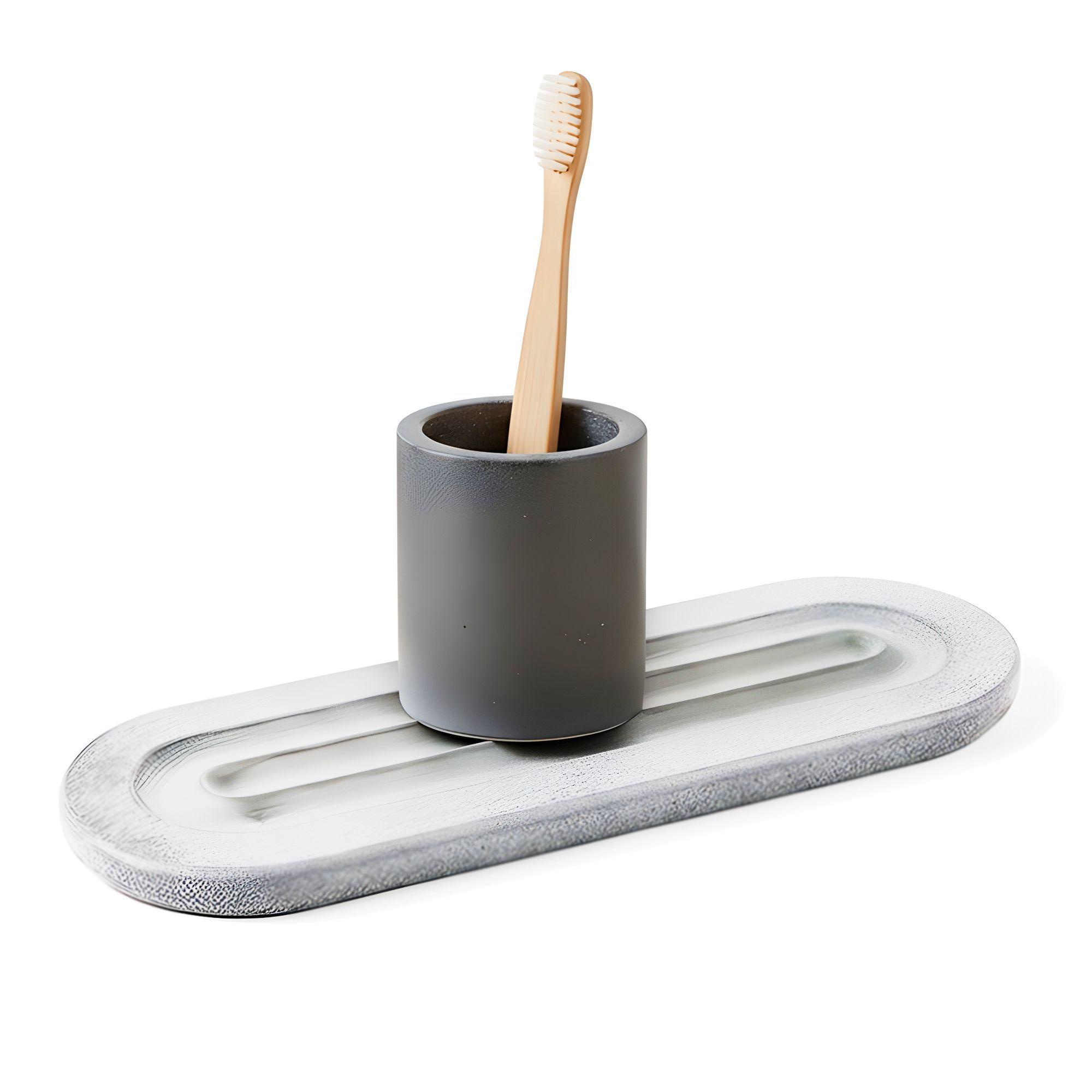 Set 3 Bandejas Bano Absorbente Jabon Cepillo Dientes-8