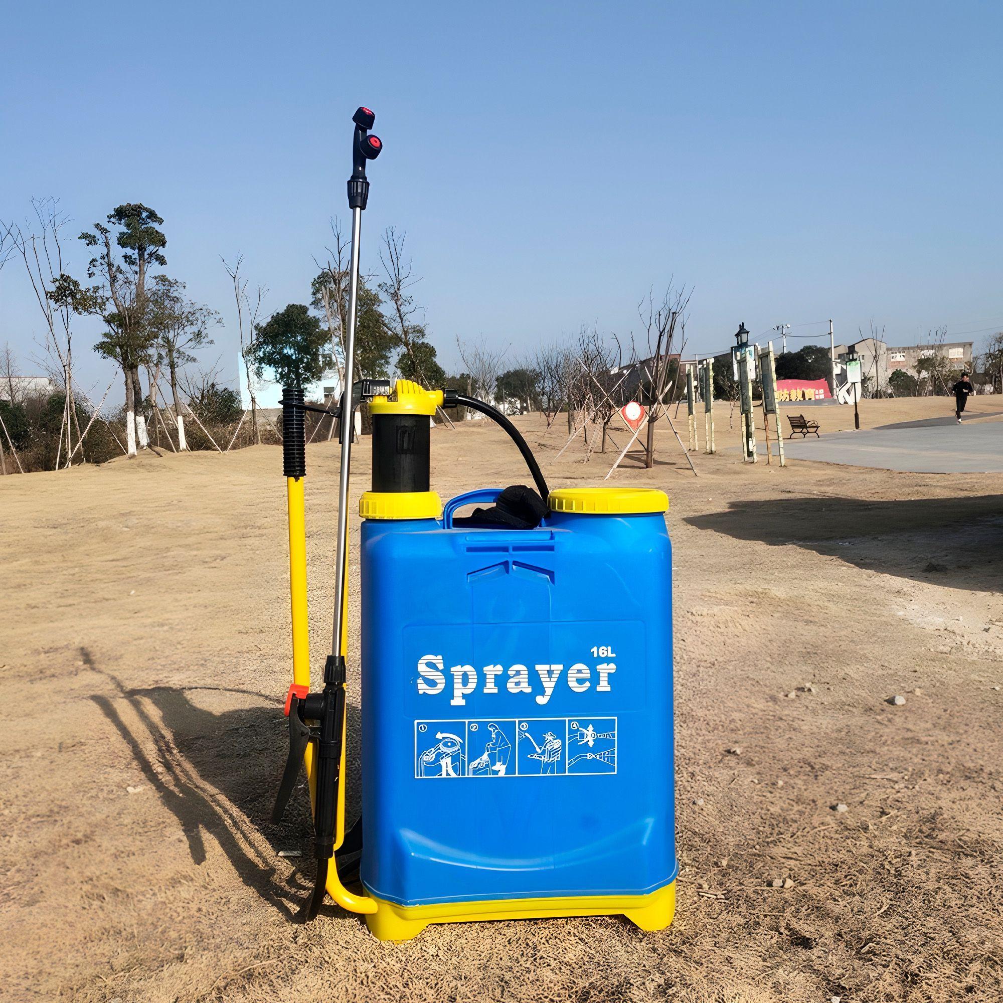 Fumigador Pulverizador Rociador 16 Litros Manual Azul-1