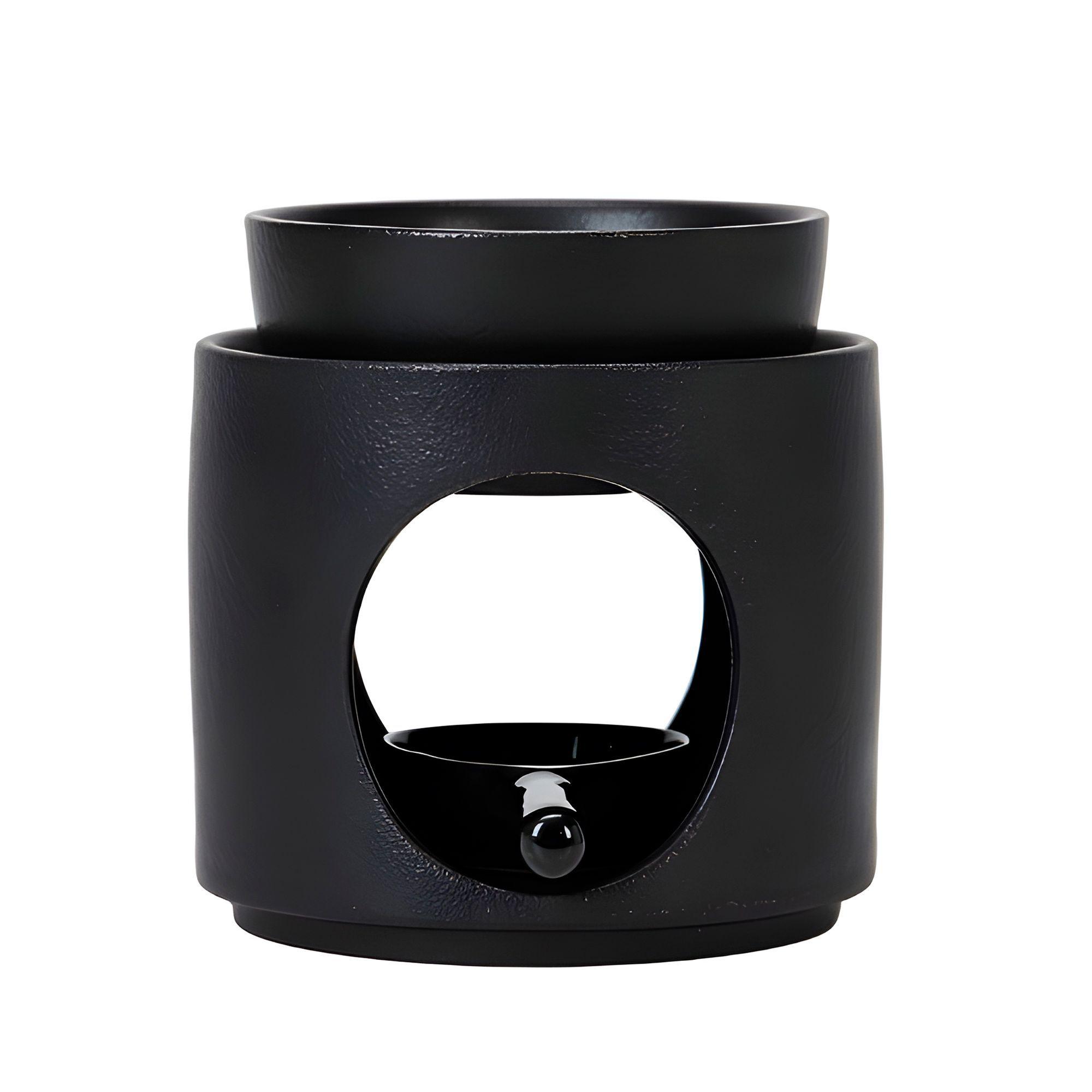 Porta Vela Quemador Aceite Difusor Cerámica Colores Aromas-0