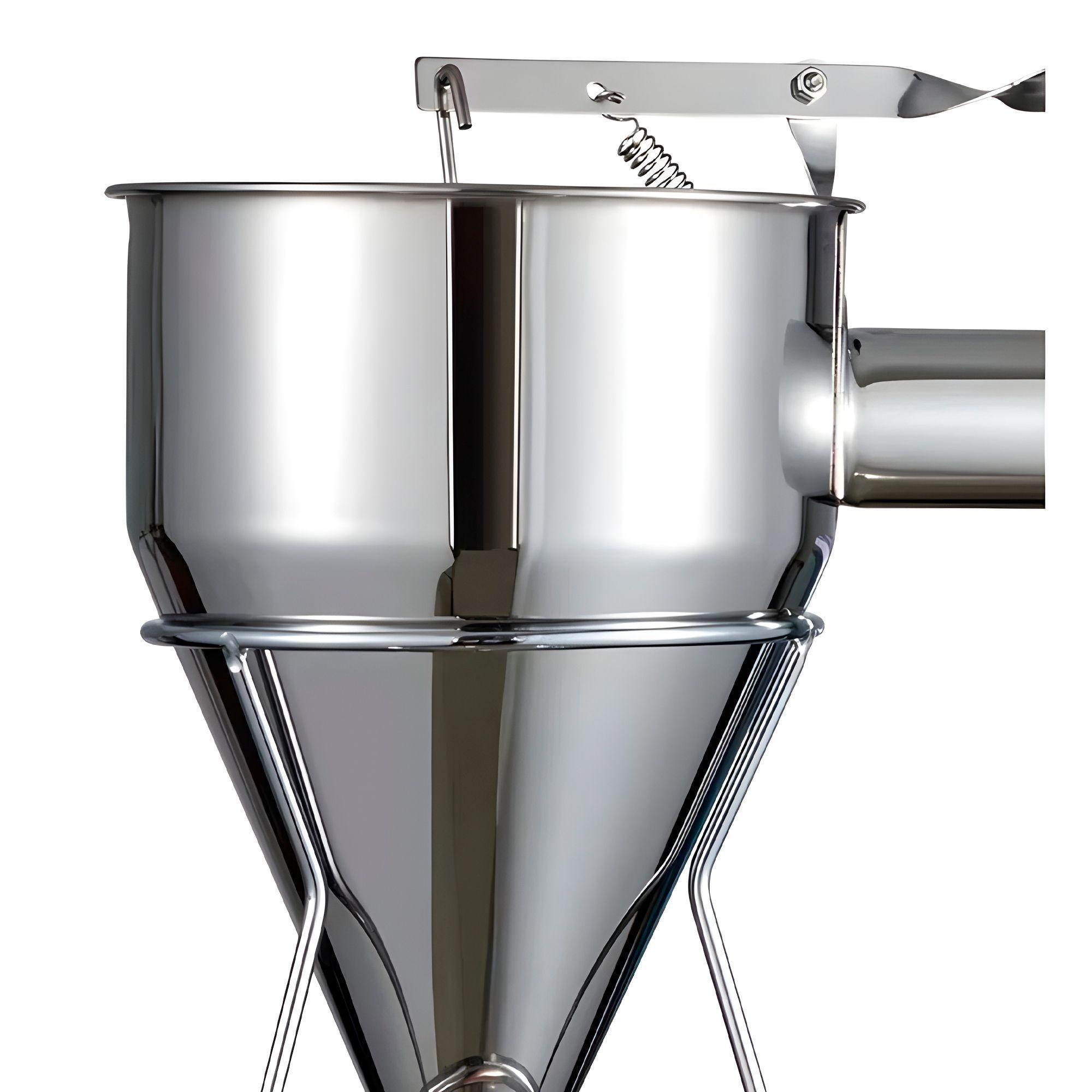 Dispensador Embudo Vela Cera Parafina Acero Inox 1200ml-2