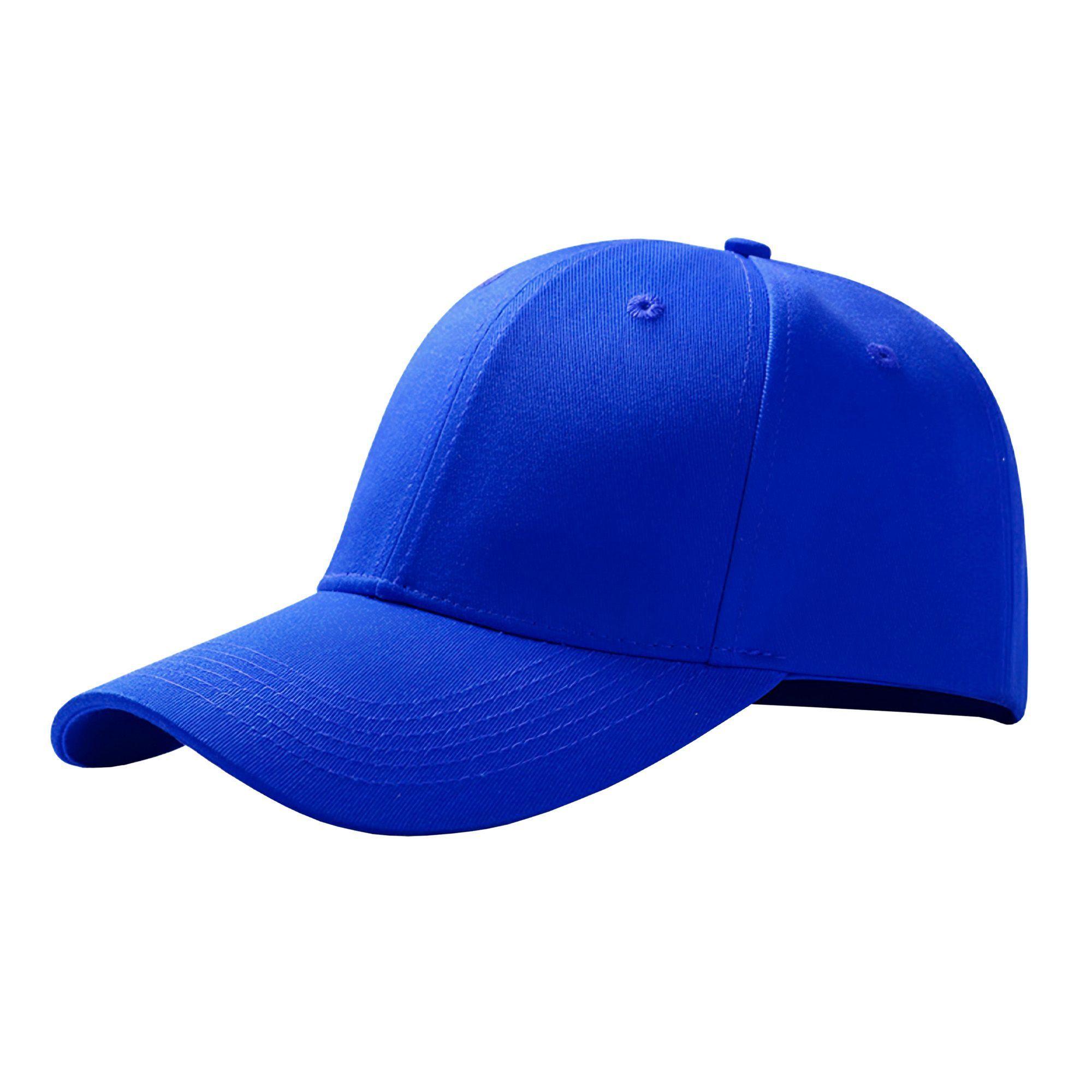 Pack 3 Gorros Jockey Denim Ajustable Para Estampar O Bordado Color Azul-0