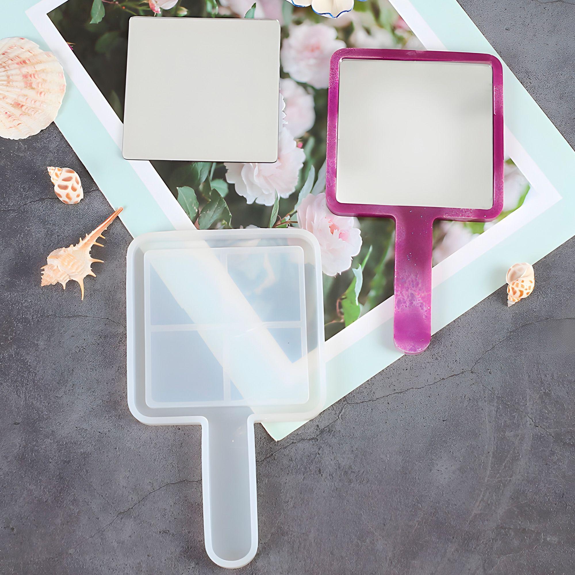 10 Espejos Forma Cuadrado Para Moldes Silicona 7 8 X 7 8 Cm-4