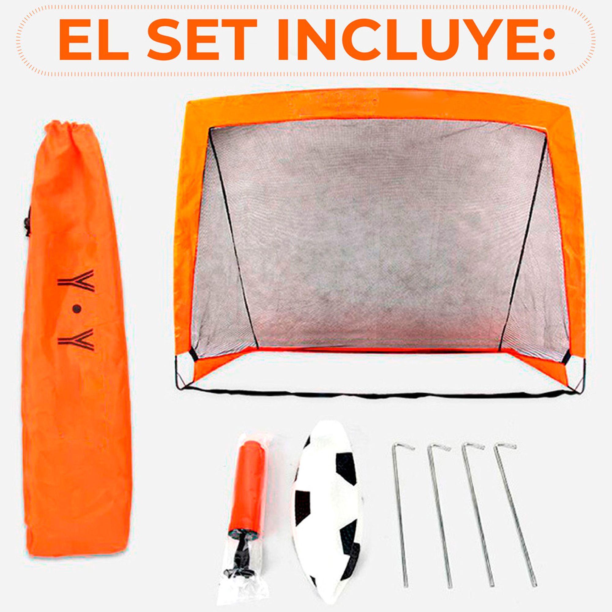 Arco De Fútbol Plegable Portería Portátil Juguete Para Niños-4