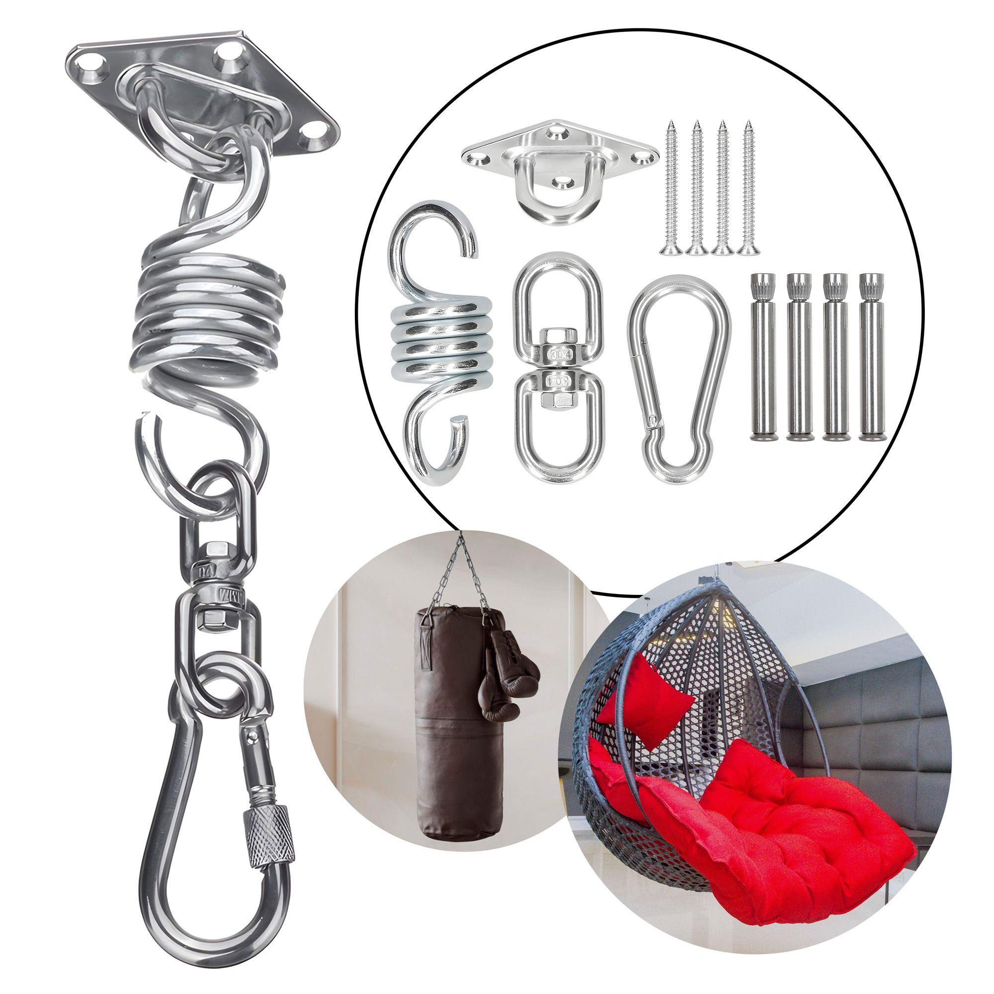 Kit De Soporte Para Silla Colgante Hamaca Columpio Reposera-3