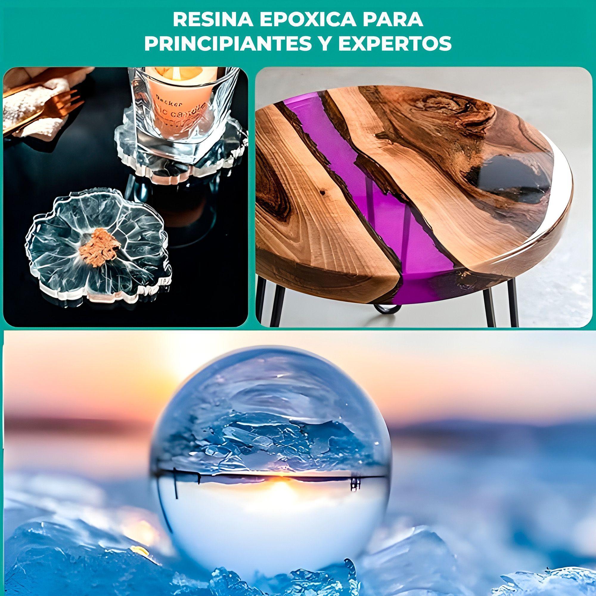 Resina Epoxica Epoxy Secado Rapido Transparente Dura 1000 Ml-5