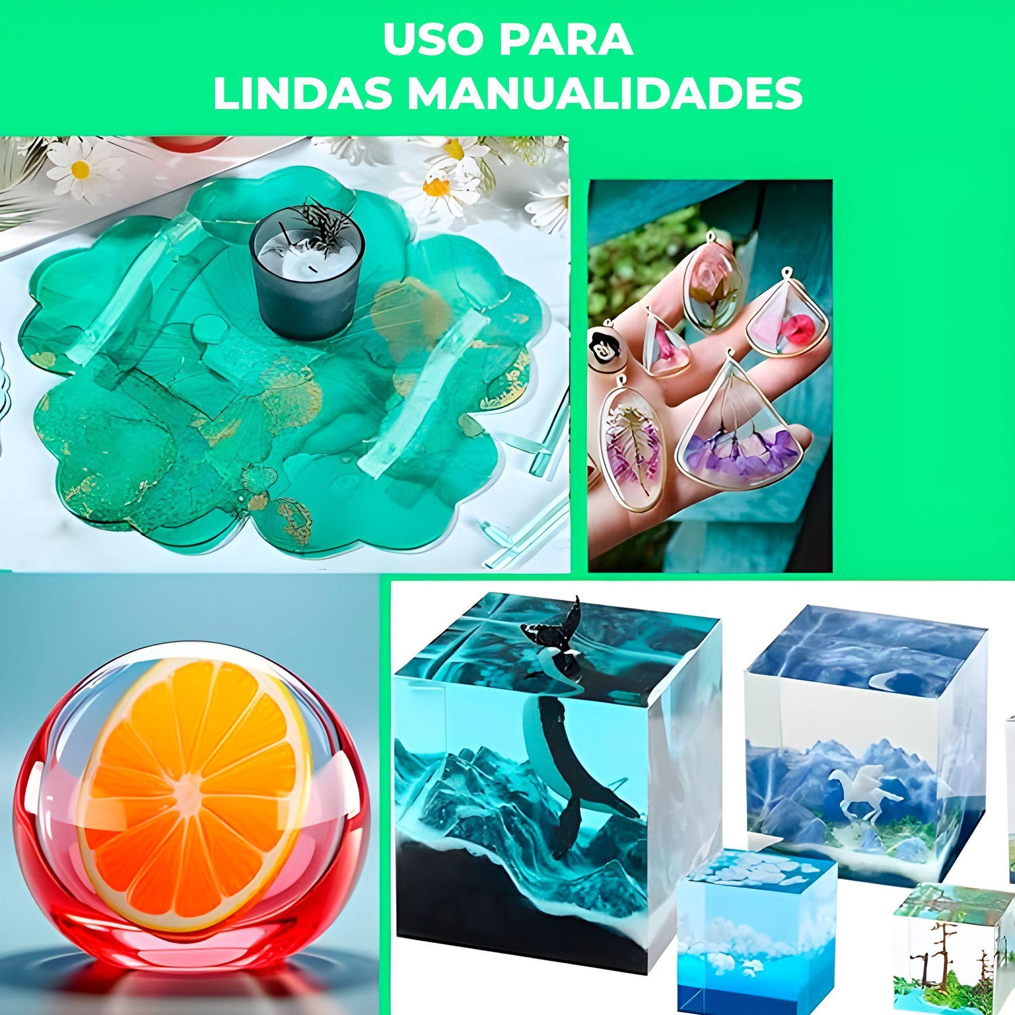 Resina Epoxica Epoxy Secado Rapido Transparente Dura 1000 Ml-8