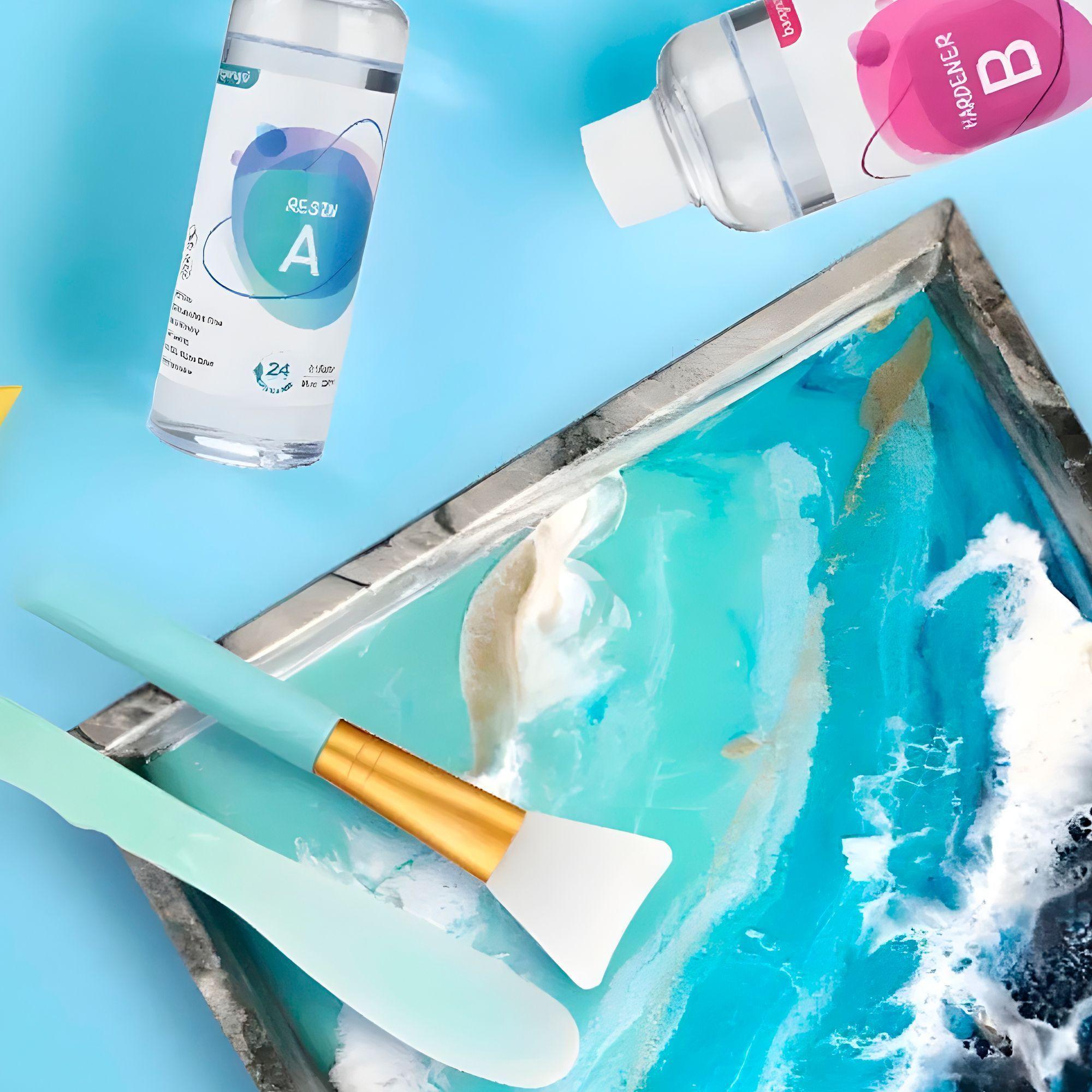 Resina Epoxica Epoxy Secado Rapido Transparente Dura 1000 Ml-9