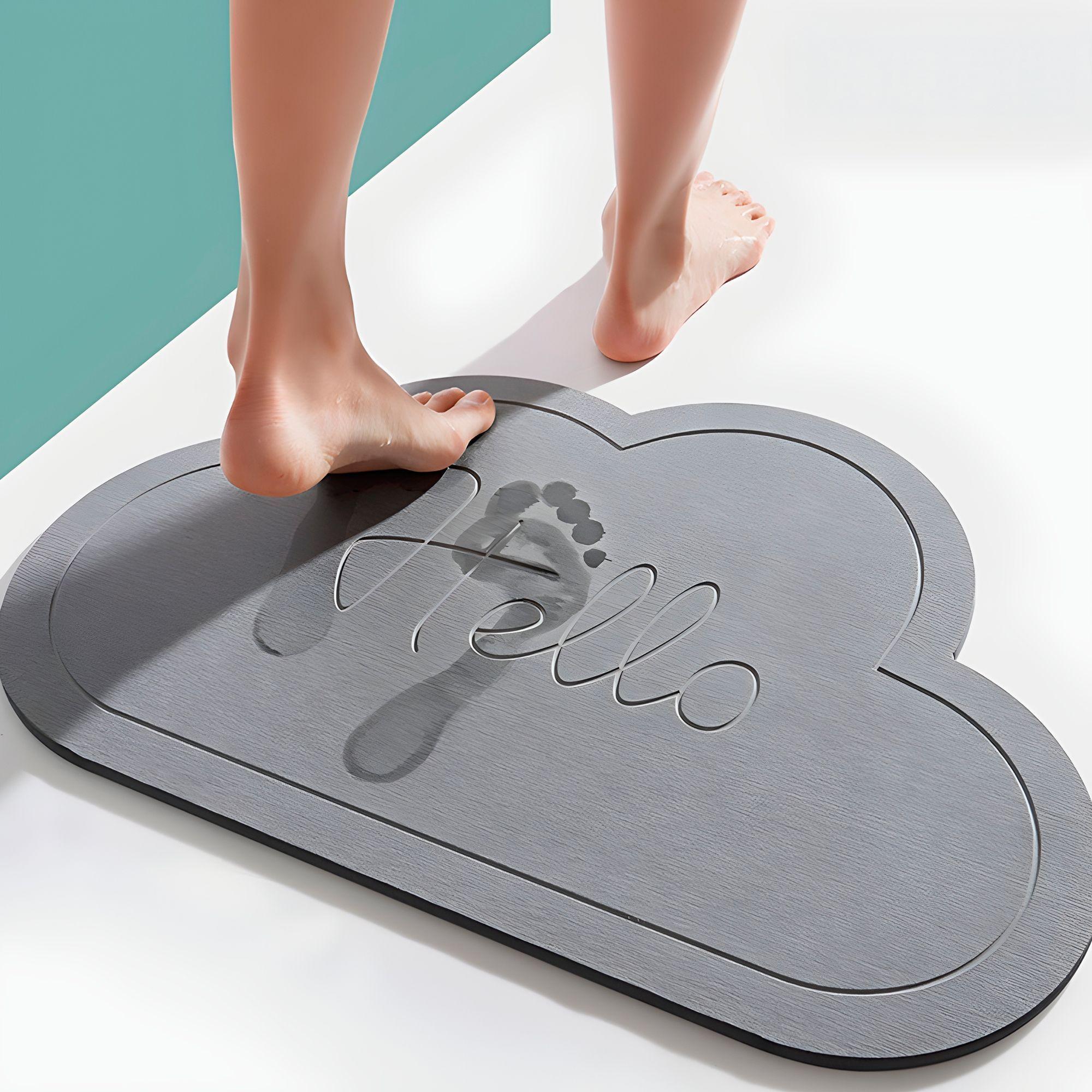 Alfombra Baño Absorbente Piedra Diatomita Salida De Baño-3