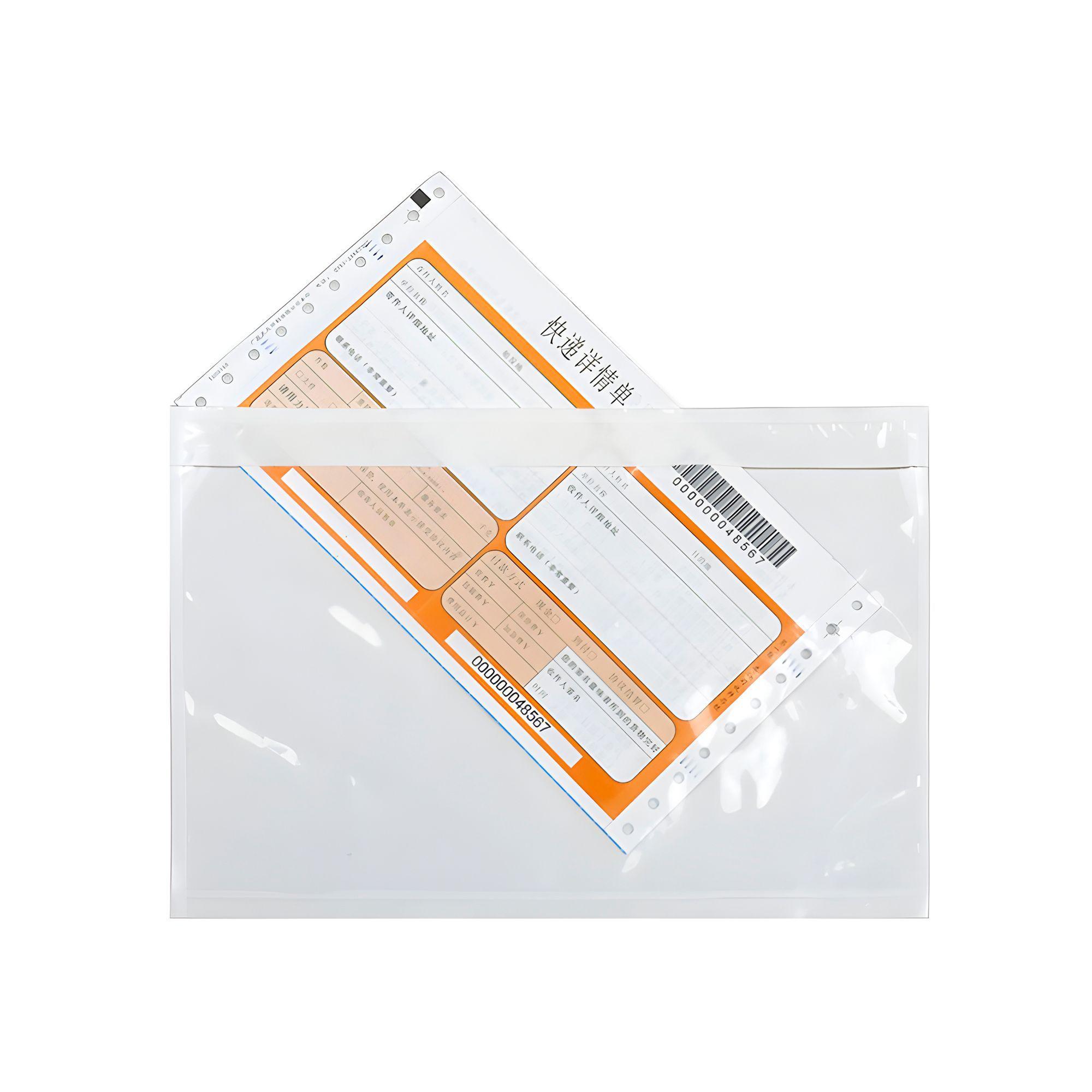 100 Bolsas Oficio Embalaje Transparente Envíos 14 5 X 18 Cm-0