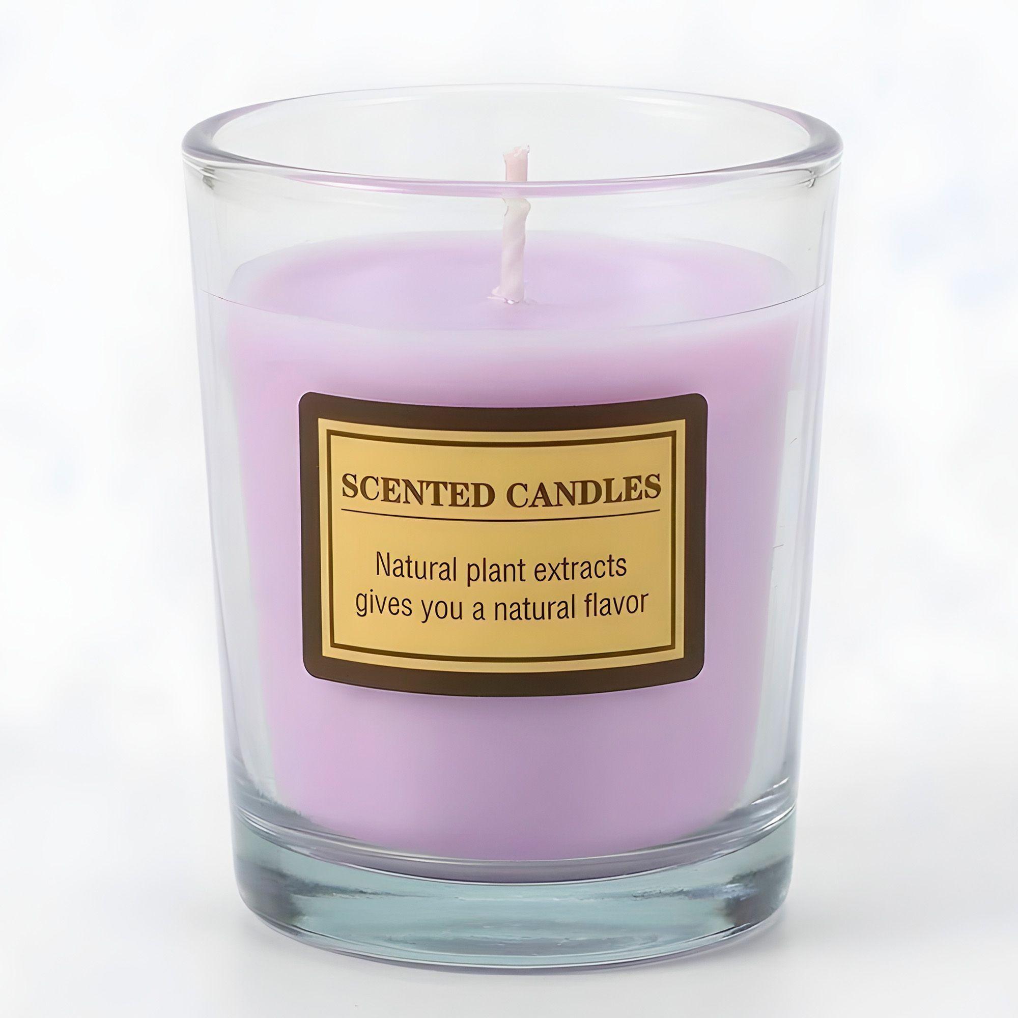 Velas Aromáticas Fragancia Frutal 6u Aceite Esencial Frasco-8