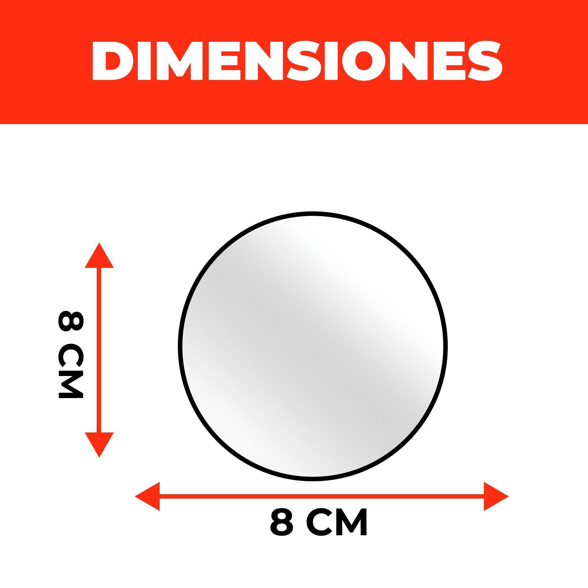3 Moldes Silicona Resina Cuadrado Corazán Circular Espejos-4