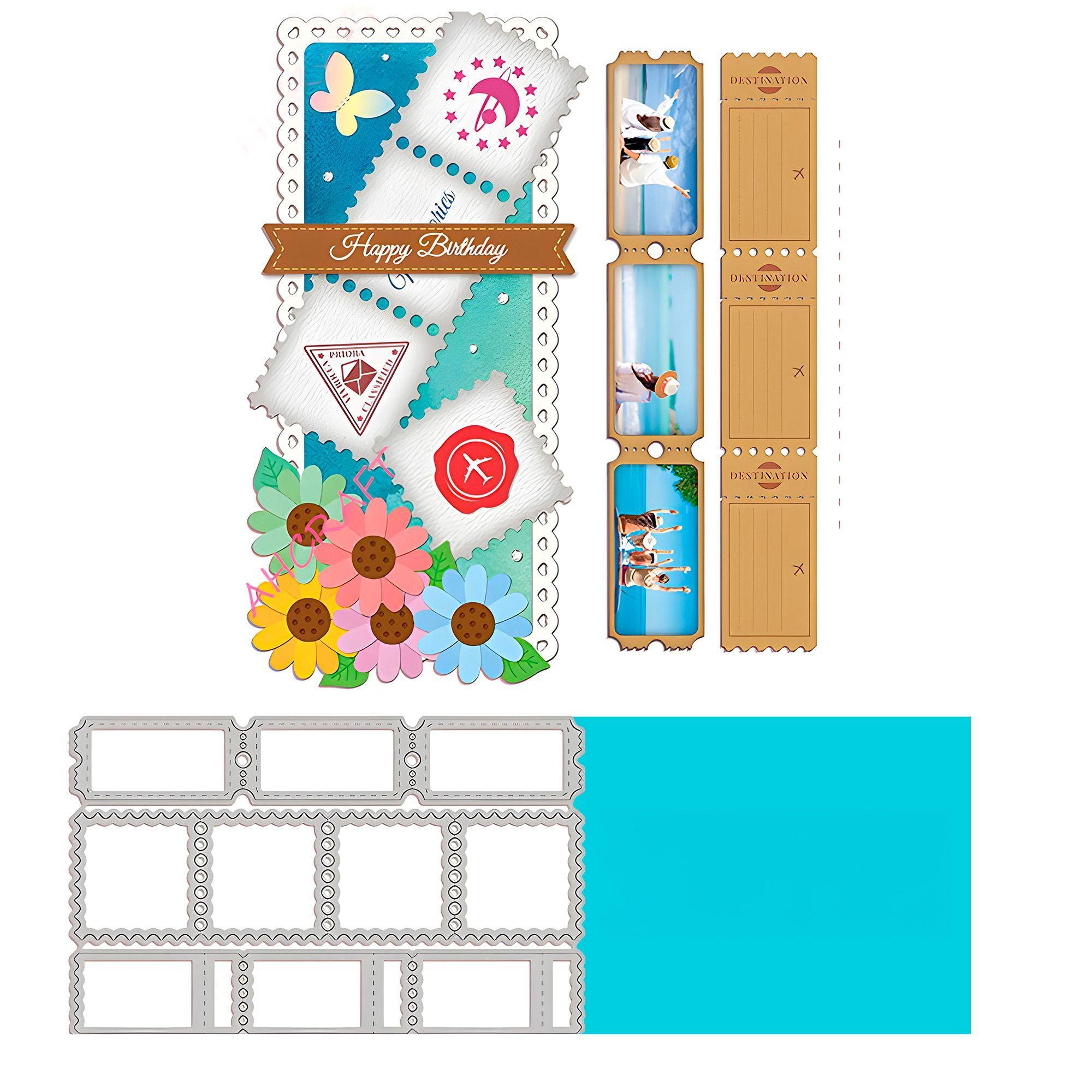 Troqueles De Corte Marco De Estampillas Para Manualidades-2