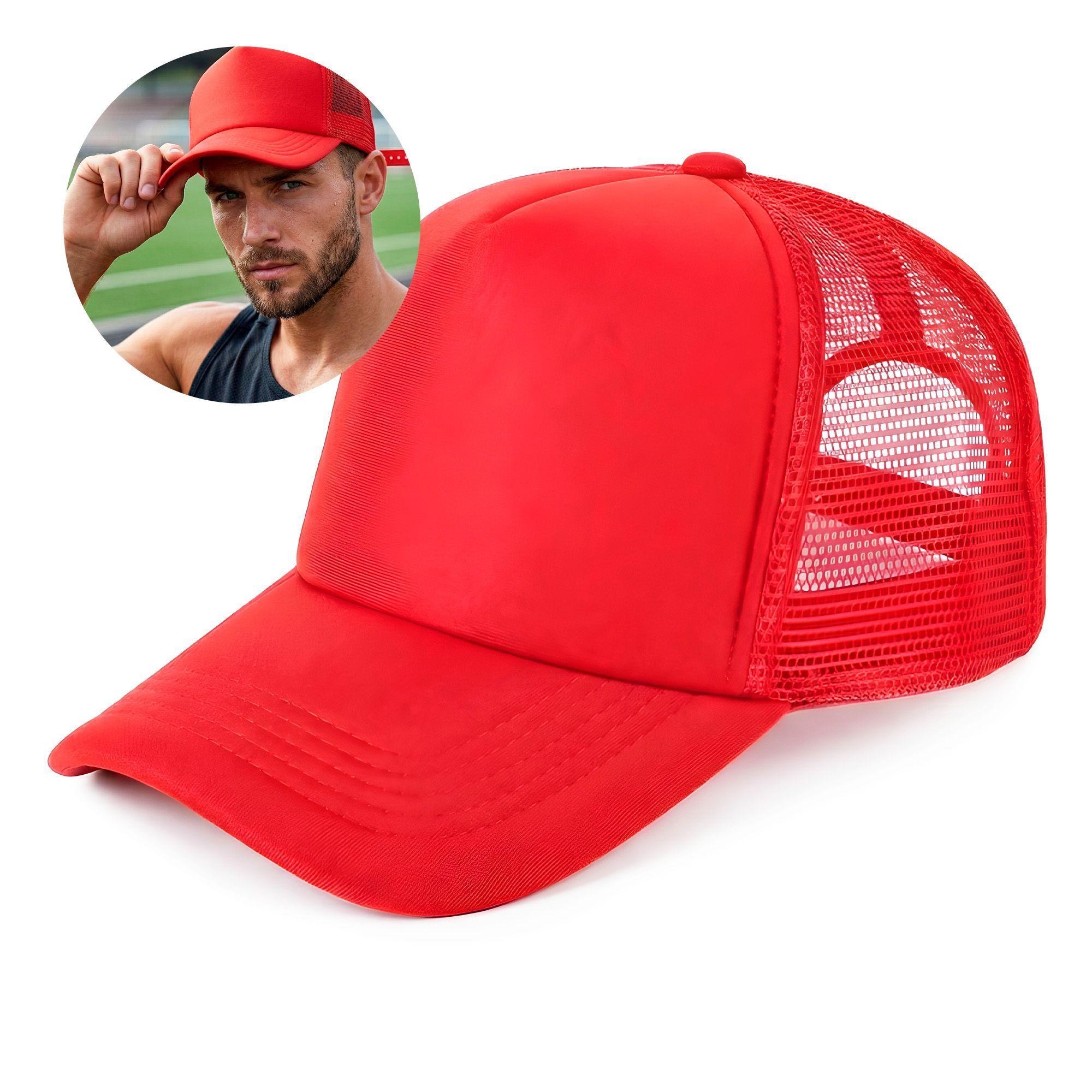 Gorro Jockey Malla Camionero Trucker Deportes Colores 3u-0