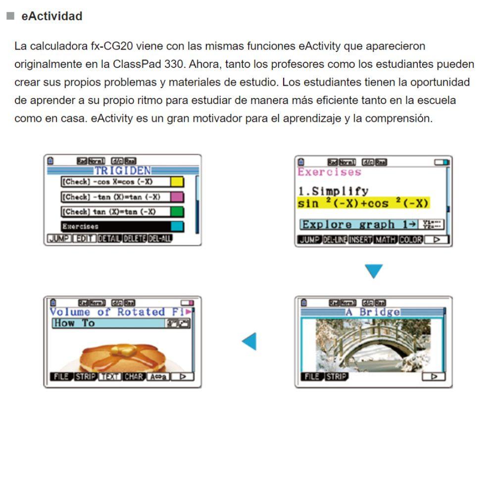 Calculadora Casio FX-CG20-9