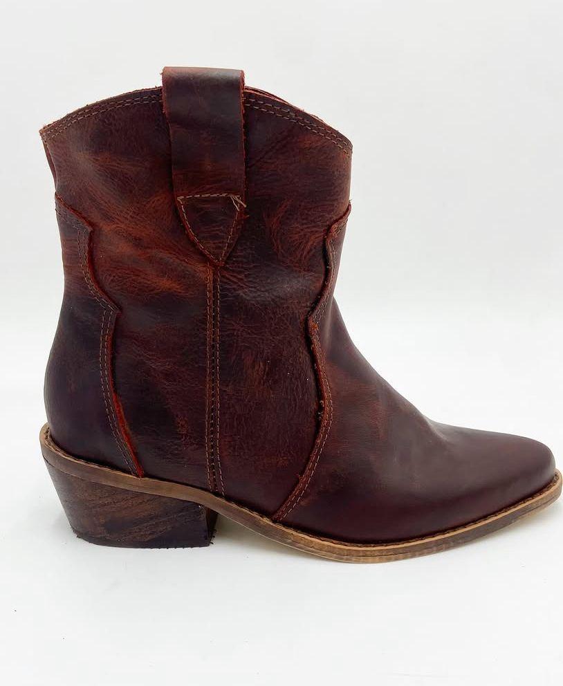 Bota Vaquera Filippa Café  Salvaje-1