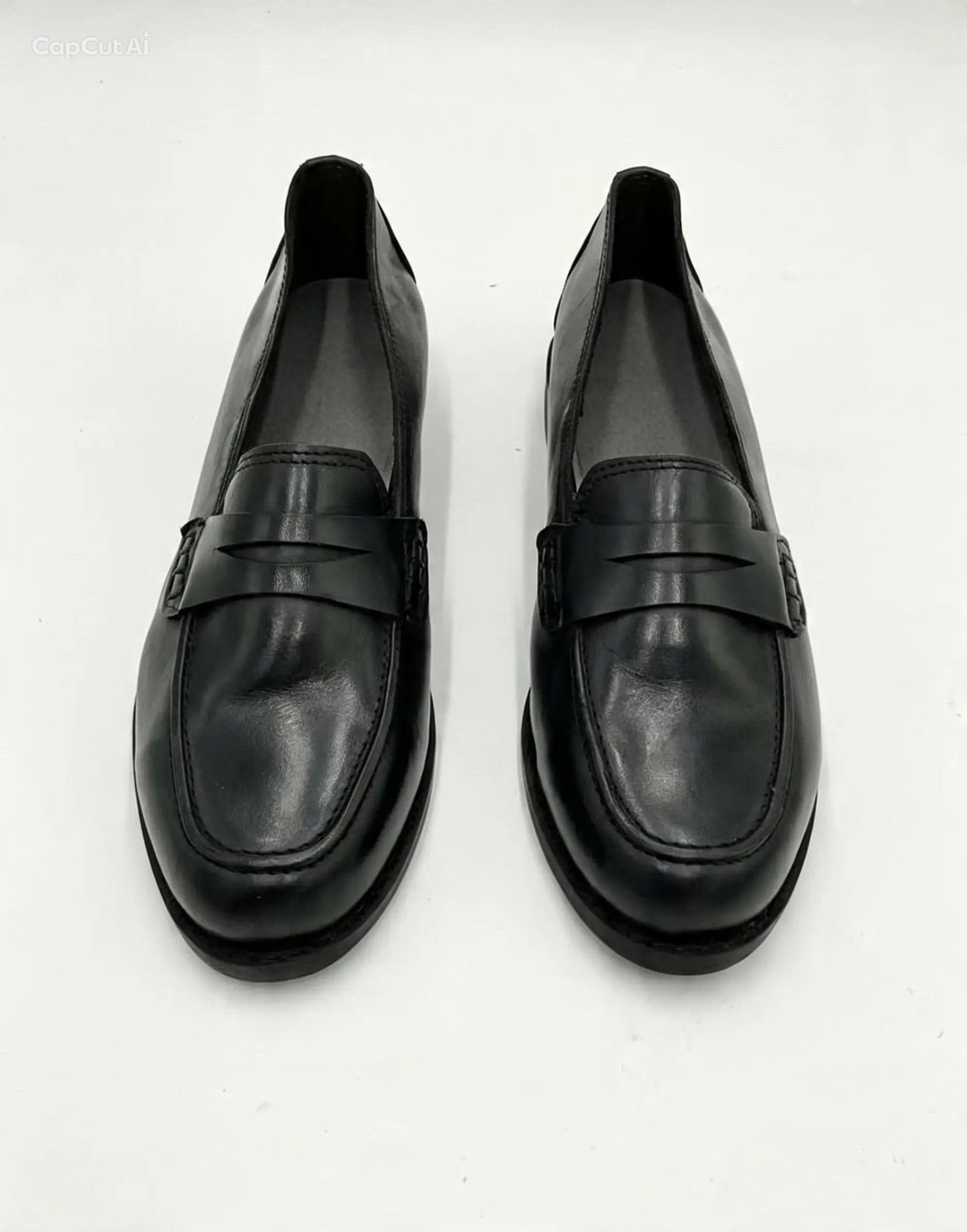 Mocasin clasico negro-0