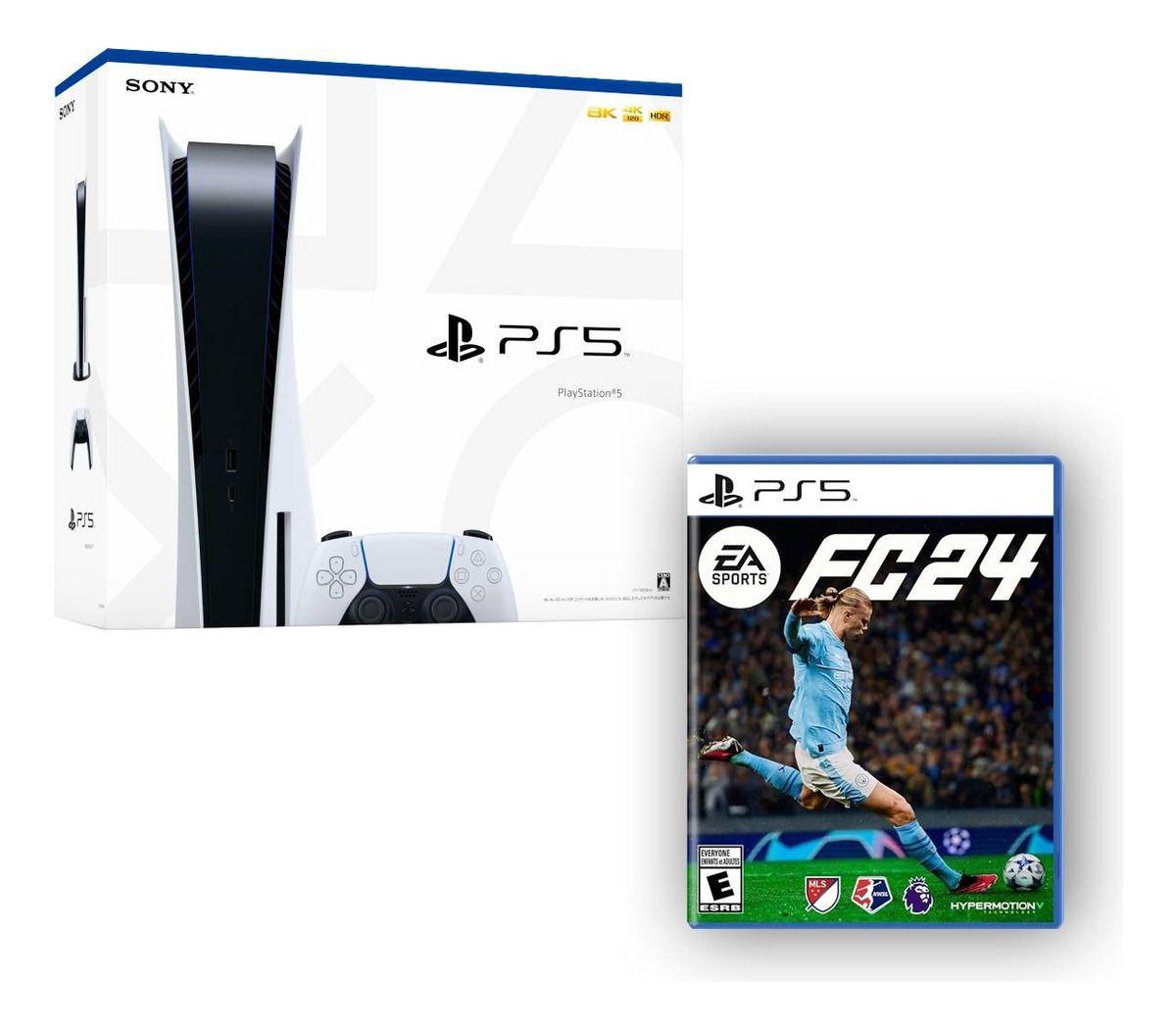 Consola Playstation 5 Lector + Ea Sport Fc 24-0