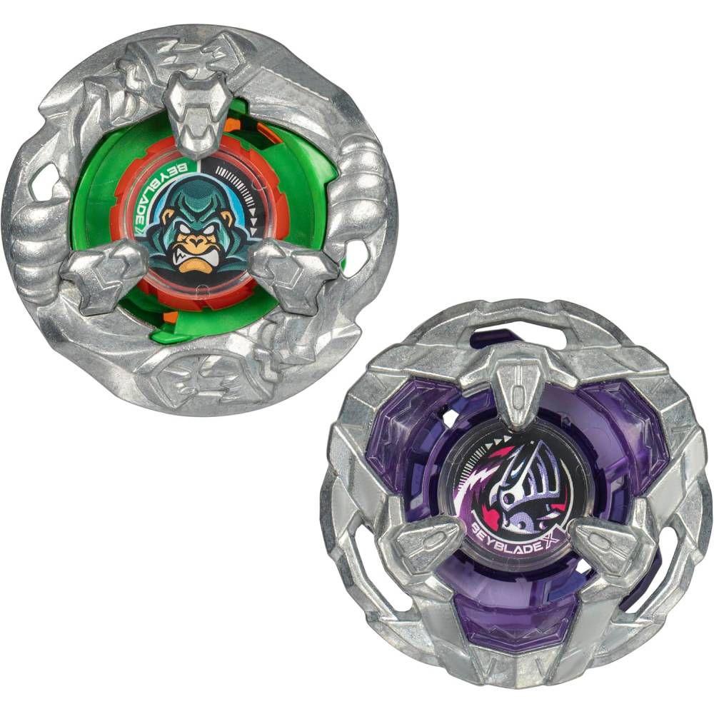 Beyblade X - Dual Pack - Yell Kong 3-60GB (Stamina) &
Helm Knight 5-80T (Balance)-2