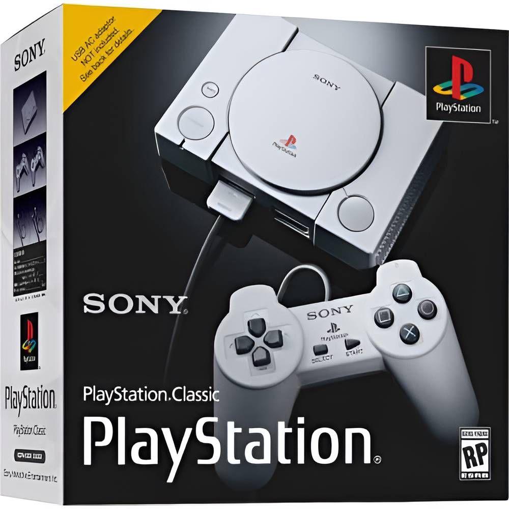 Playstation  Classic Mini + 2 Controles + 20 Juegos - Sniper-0