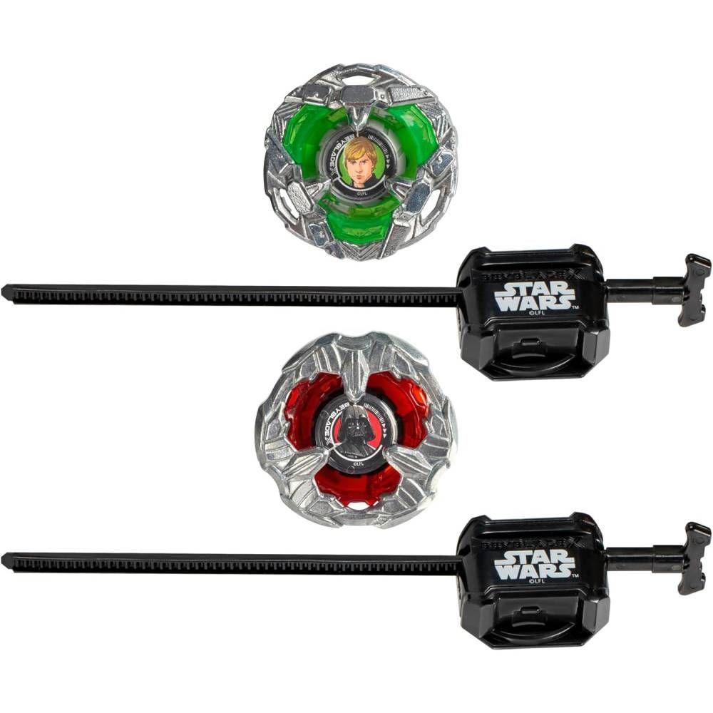 Beyblade X - Dual Pack - Luke Skywalker 4 -80B
(Stamina) vs Darth Vader 4-60B (Balance)-2