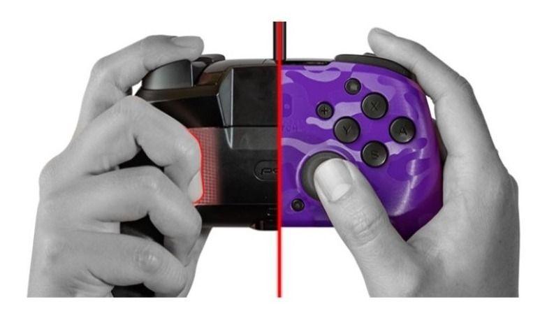 Control Nintendo Switch Faceoff Deluxe + Audio Wired- Purple-4