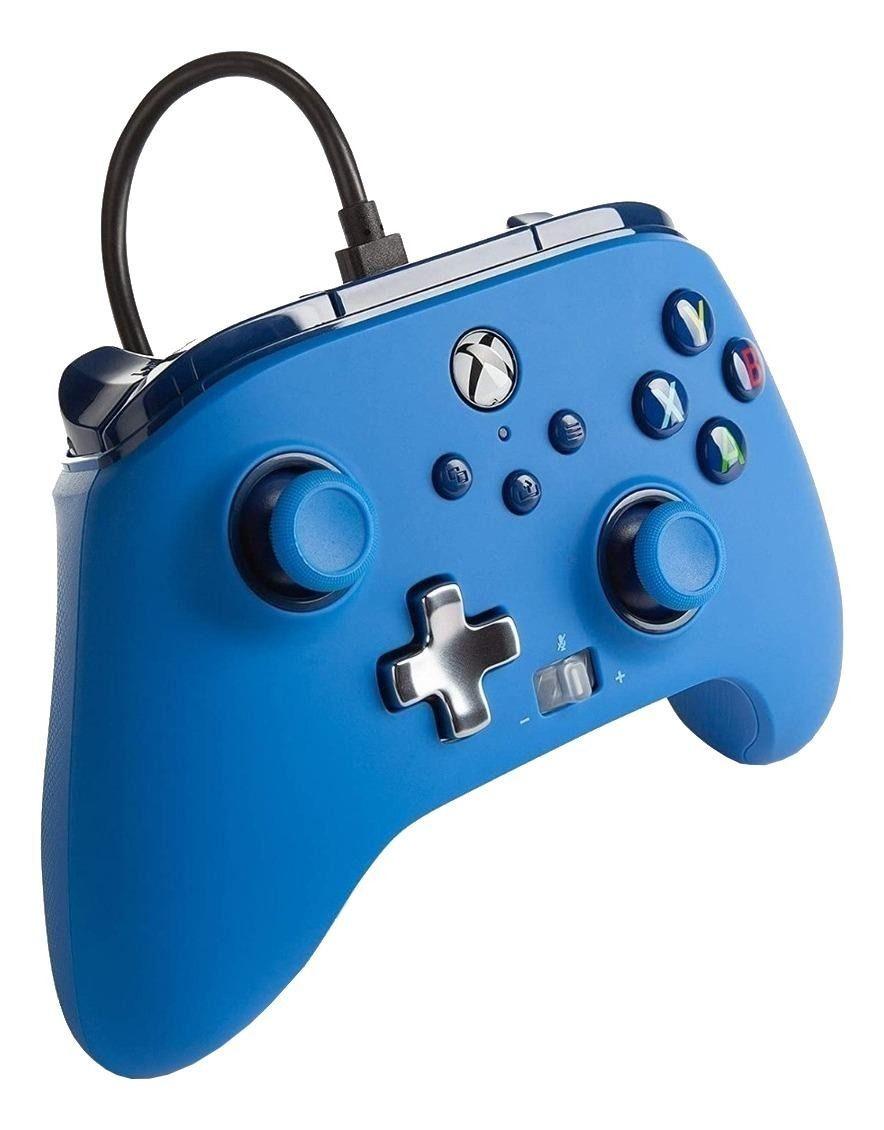 Control Powera Enhanced Wired - Blue Para Xbox Sx|s - Sniper-3