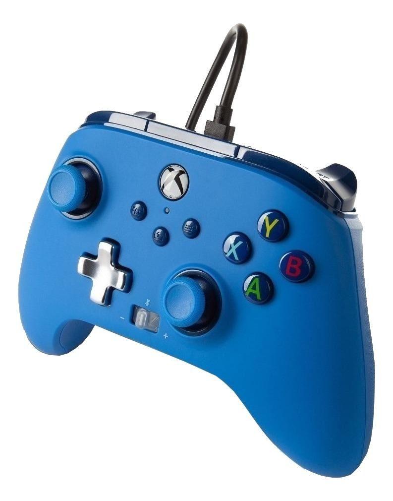 Control Powera Enhanced Wired - Blue Para Xbox Sx|s - Sniper-4