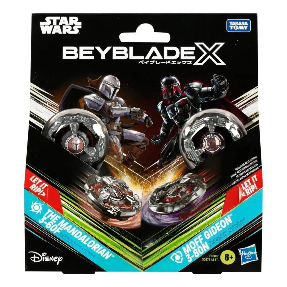 Beyblade X - Dual Pack - The Mandalorian 3-60F (Attack)
vs Moff Gideon 3-80N (Defense)-3