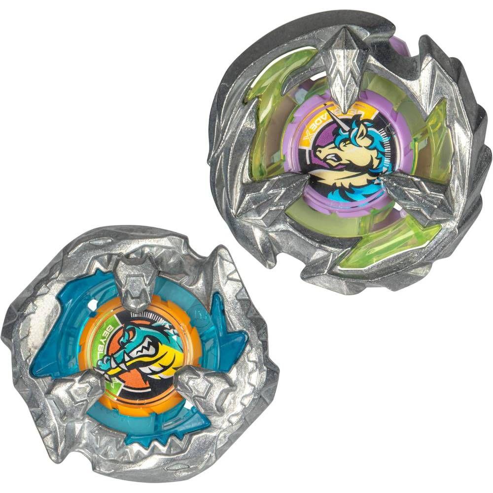 Beyblade X - Dual Pack- Bite Croc 3-60LF (Attack) & Sting
Unicorn 4-60P (Balance)-2