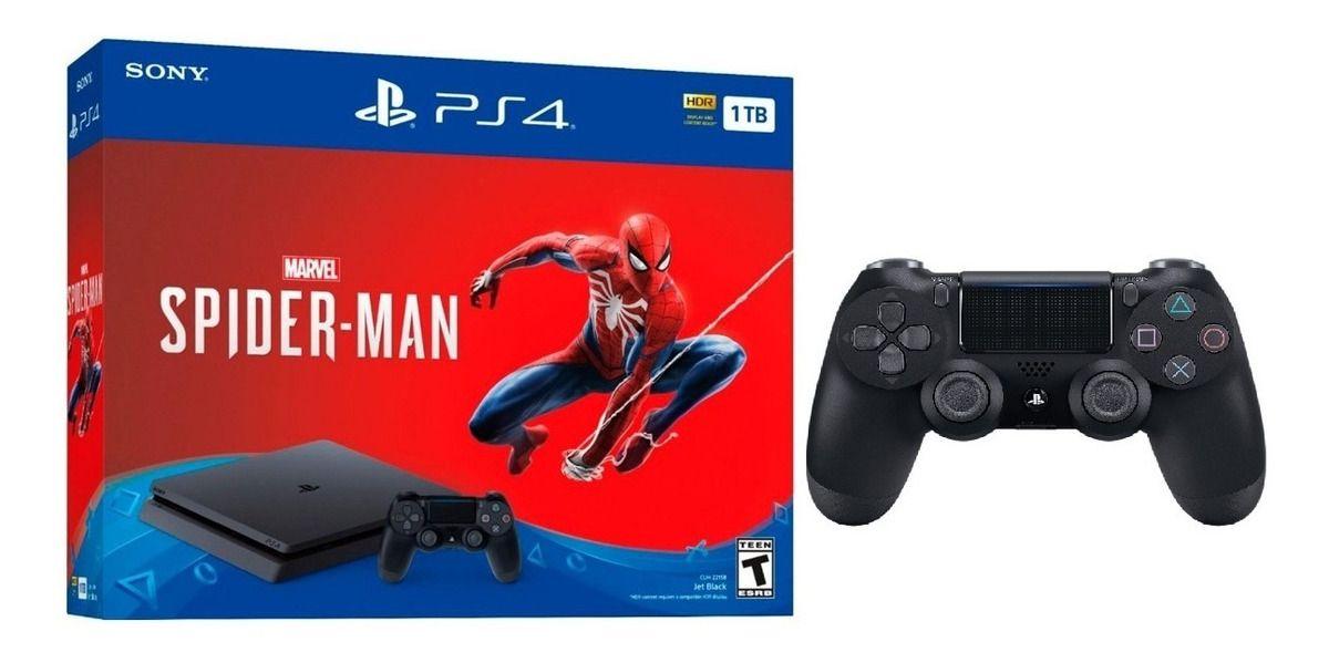 Consola Ps4 Marvel's Spiderman 1tb - 2 Controles - Sniper-0