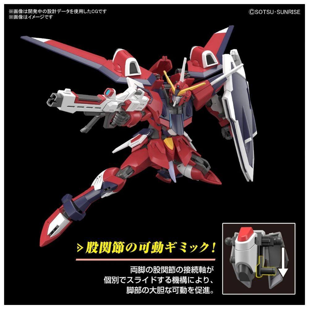 MODEL KIT HG 1/144 IMMORTAL JUSTICE GUNDAM BANDAI HOBBY-6