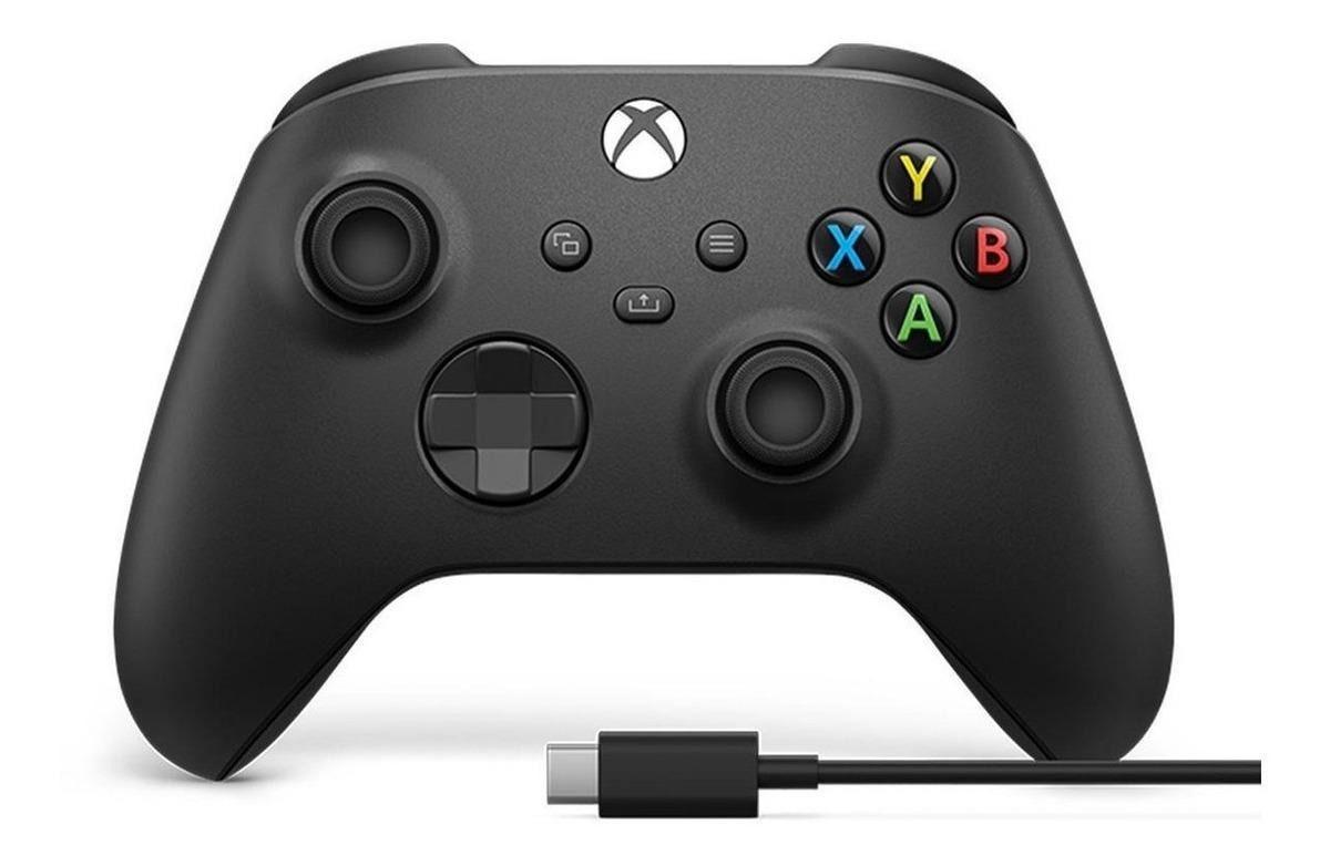 Control Xbox Carbon Black + Usb-c Cable - Xbox X/s - Sniper-0
