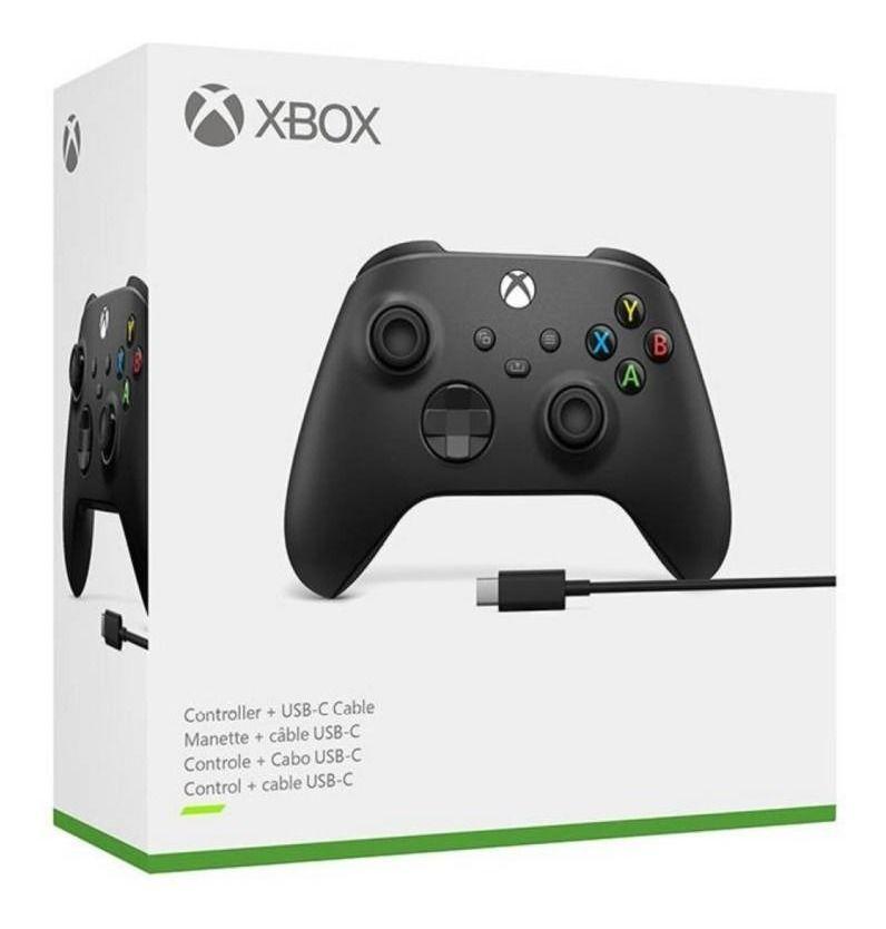 Control Xbox Carbon Black + Usb-c Cable - Xbox X/s - Sniper-3