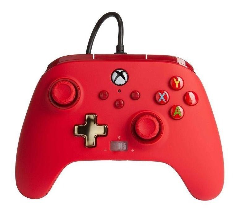 Control Powera Enhanced Wired - Red - Xbox Sx|s - Sniper-0