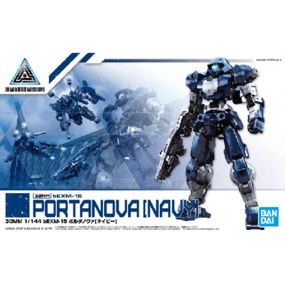MODEL KIT 30MM 1/144 BEXM 15 PORTANOVA NAVY  BANDAI HOBBY-1