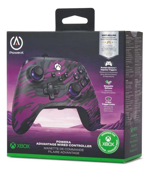 Control Power A Advantage Wired Purple Camo Compatible X One-0