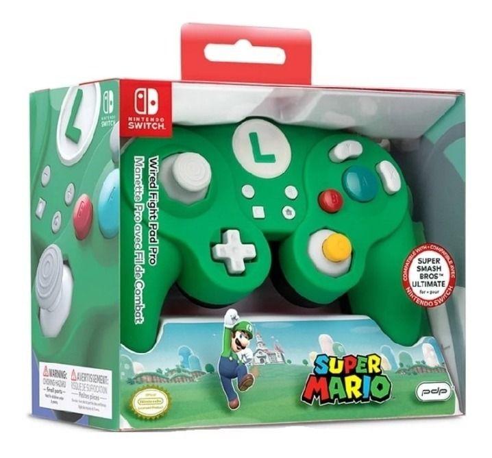 Pdp Nintendo Switch Luigi Wired Fight Pad Pro - Sniper-0