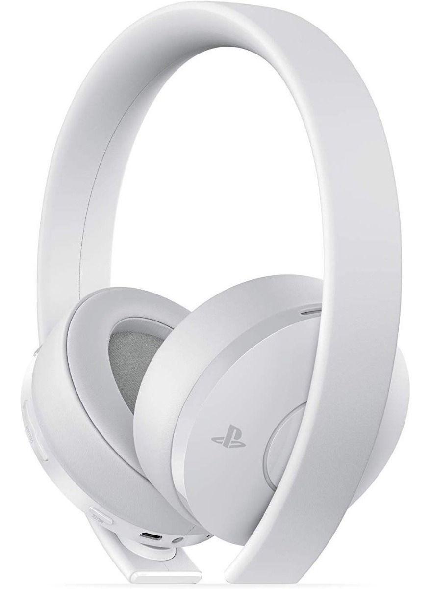 Headset Gold Wireless Stereo Ps4- White - Sniper-1