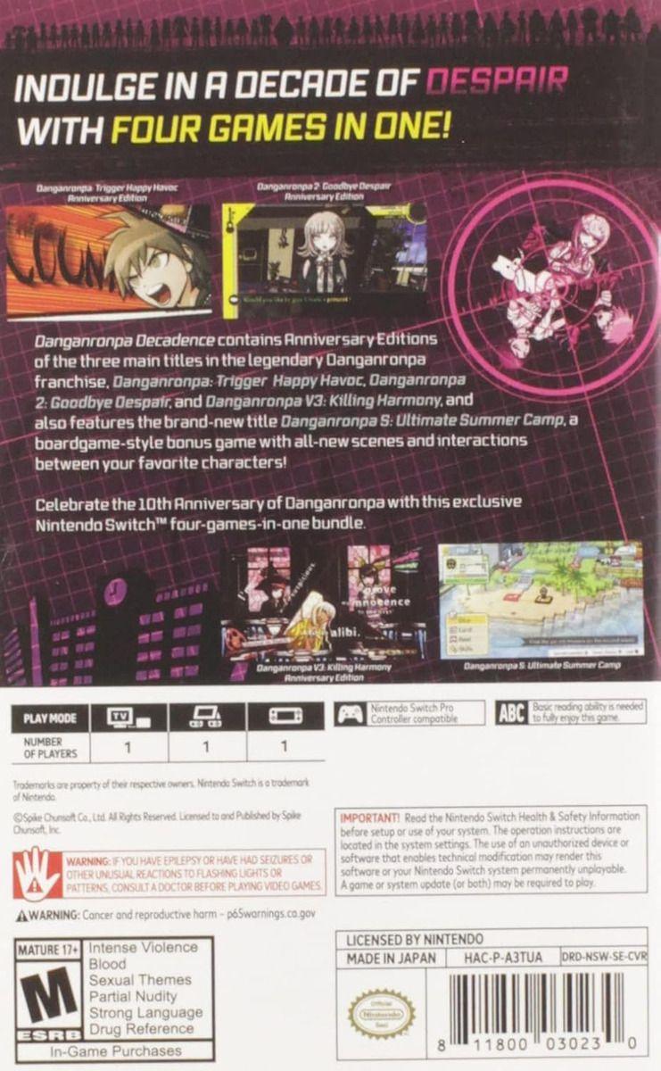 Danganronpa Decadence - Switch Físico - Sniper-2