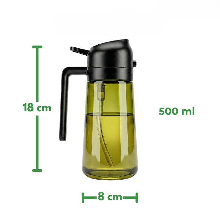 Alcuza aceitero en spray y dispensador de aceite sin derrames-3